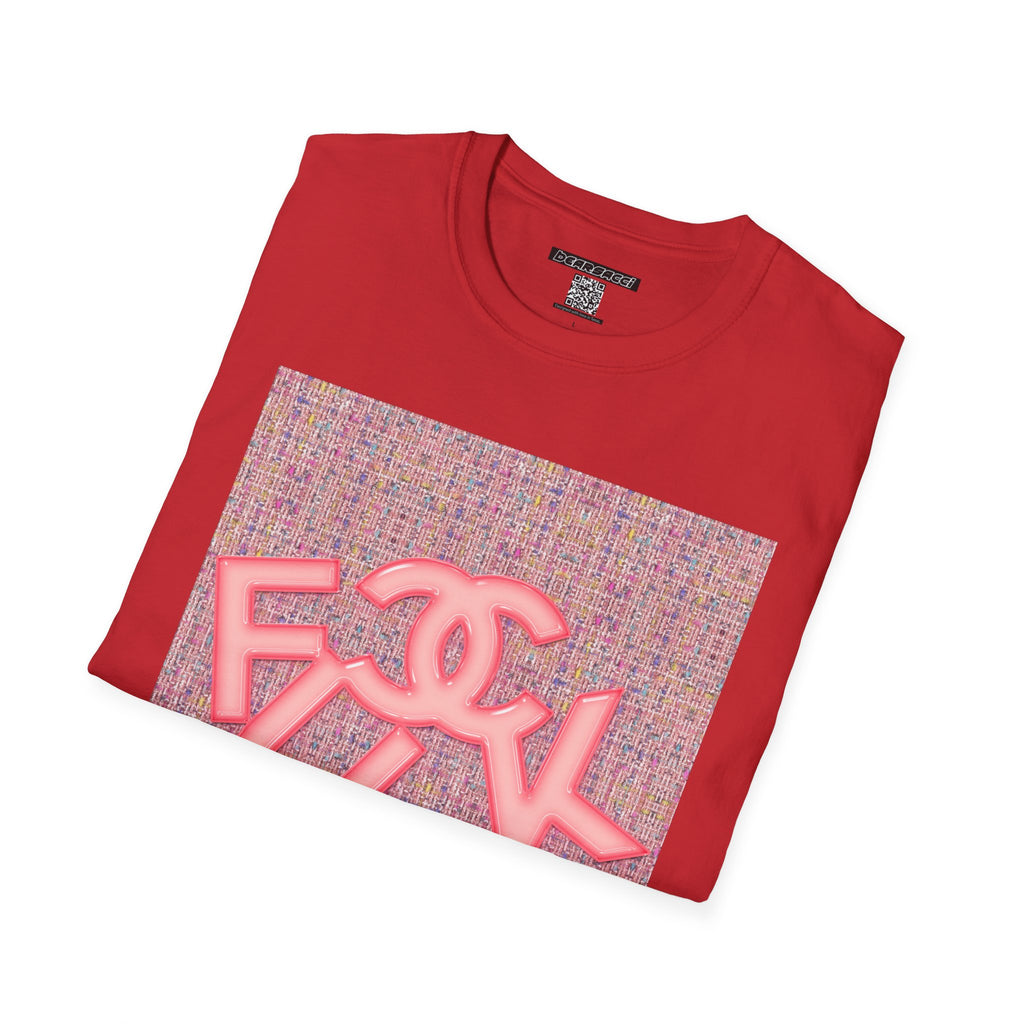 Fake Designer™: Pink Tweed Fuck│ Softsyle T-shirt