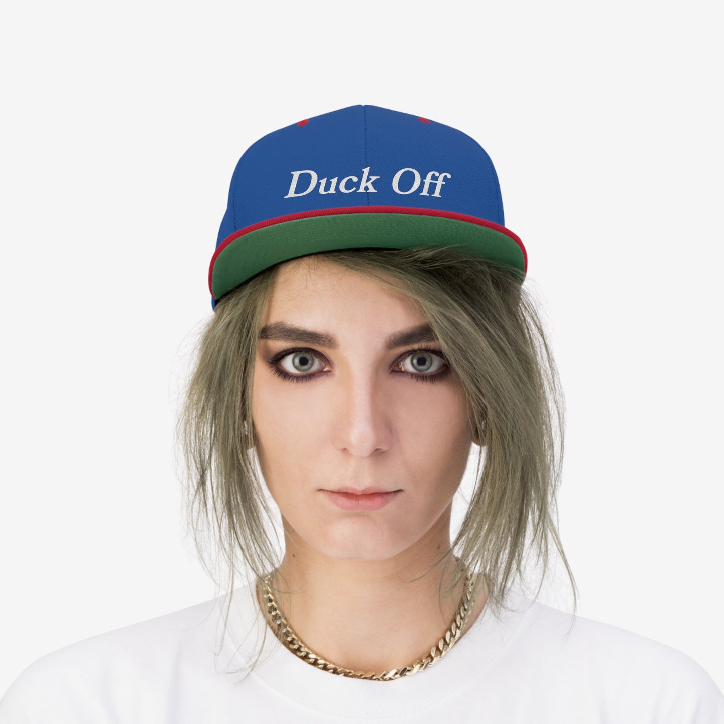 Duck Off │ Unisex Flat Bill Hat