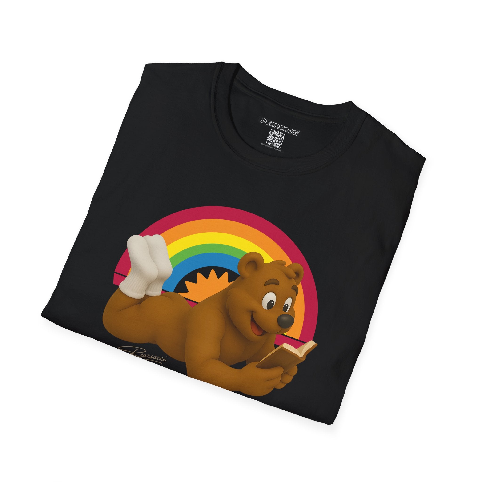 Bearsacci™: Page-Turner, Head-Turner Bare Bear│ Softsyle T-shirt