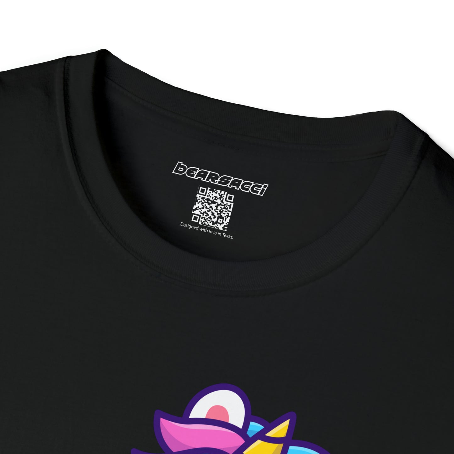 HyperPop™: Unicorn Lifting Dumbell (Getting Good At Hugging) │ Softsyle T-shirt