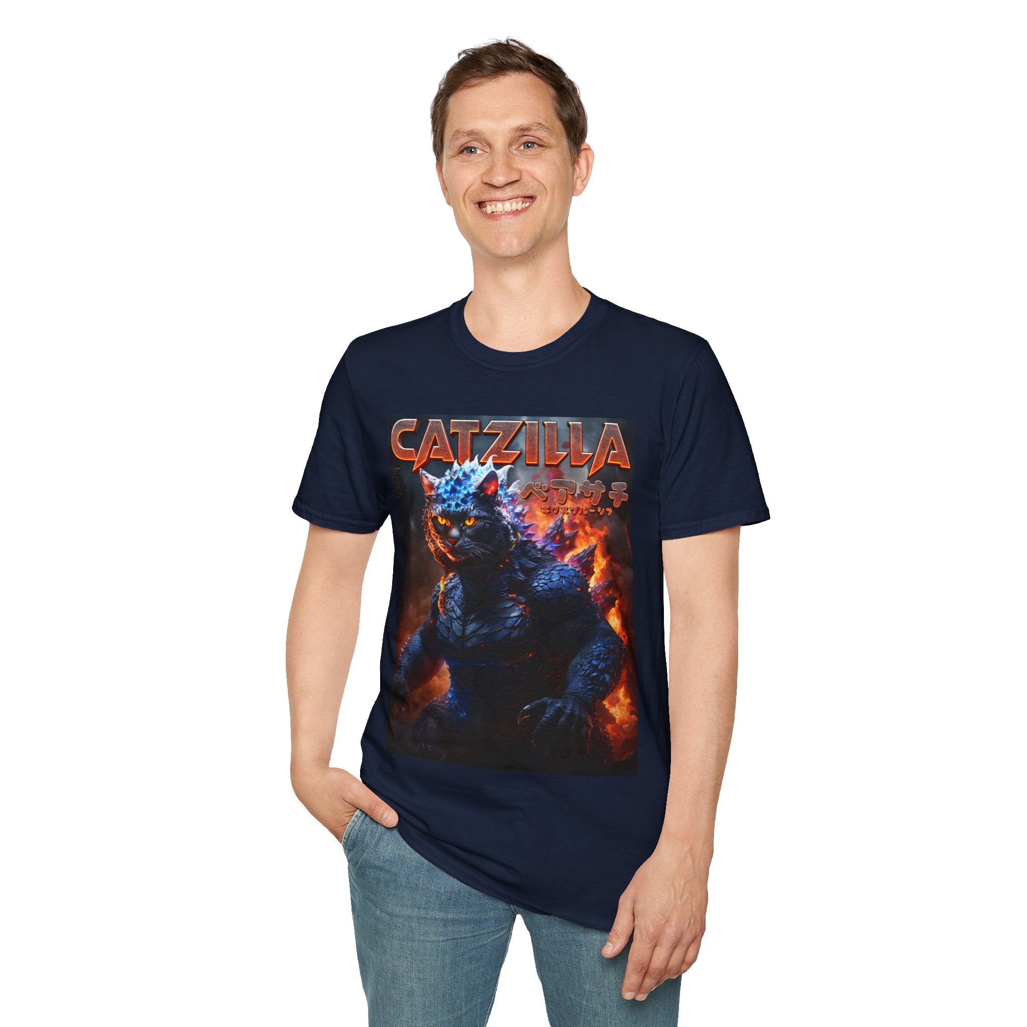 Fake Designer™: Catzilla │ Softsyle T-shirt
