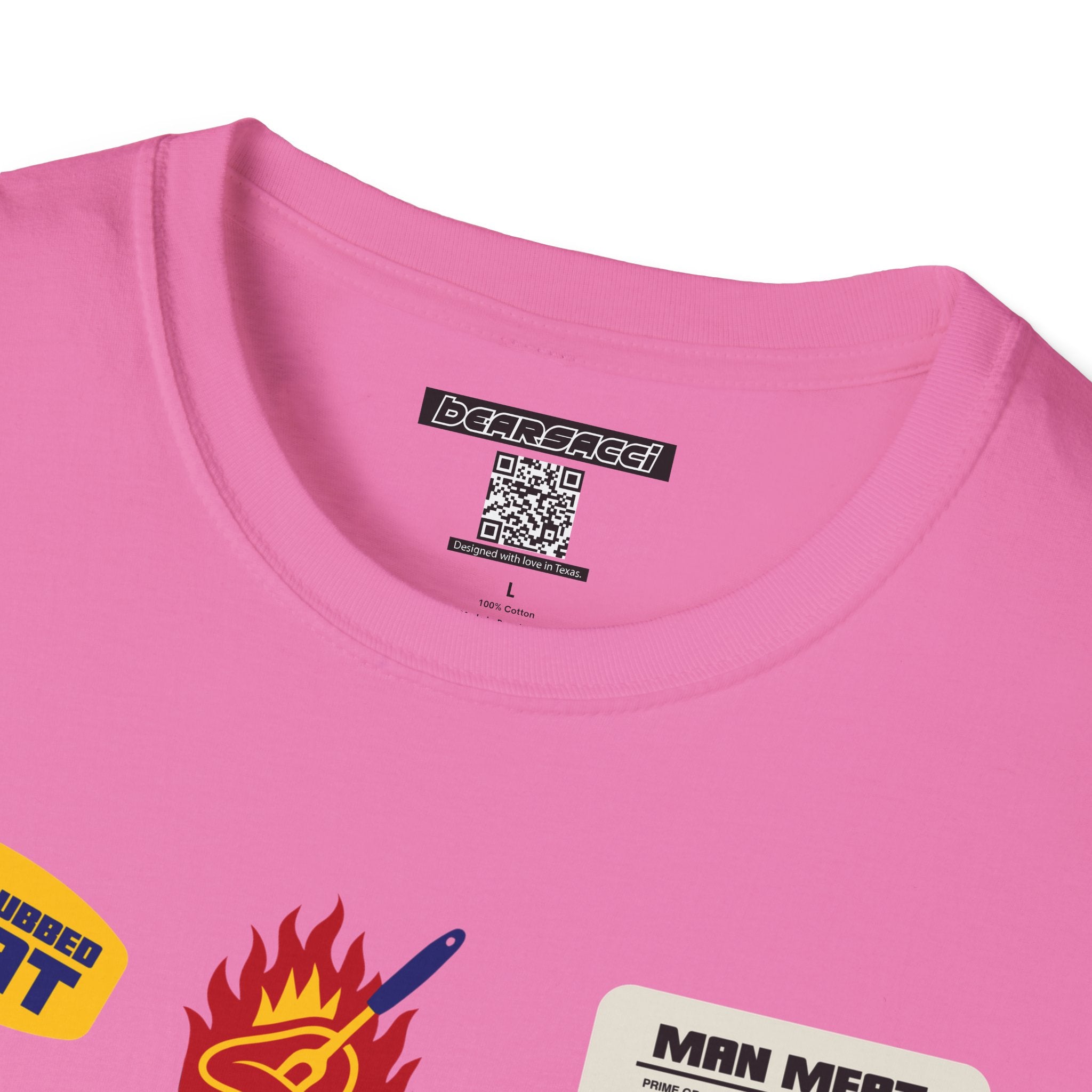 Bearmart®: Butcher Isle Meat Stickers (1950s Colorway) │Softsyle T-shirt