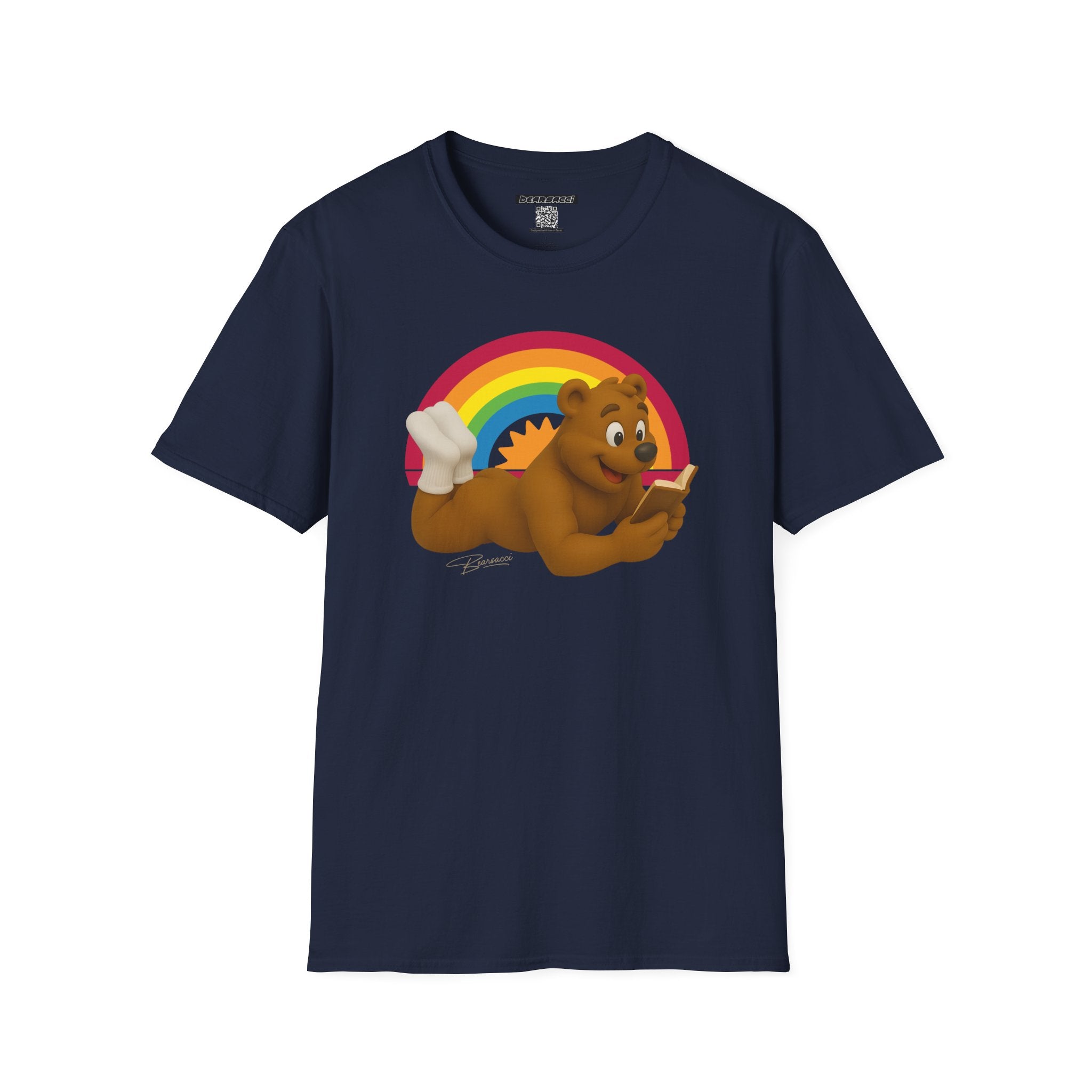 Bearsacci™: Page-Turner, Head-Turner Bare Bear│ Softsyle T-shirt