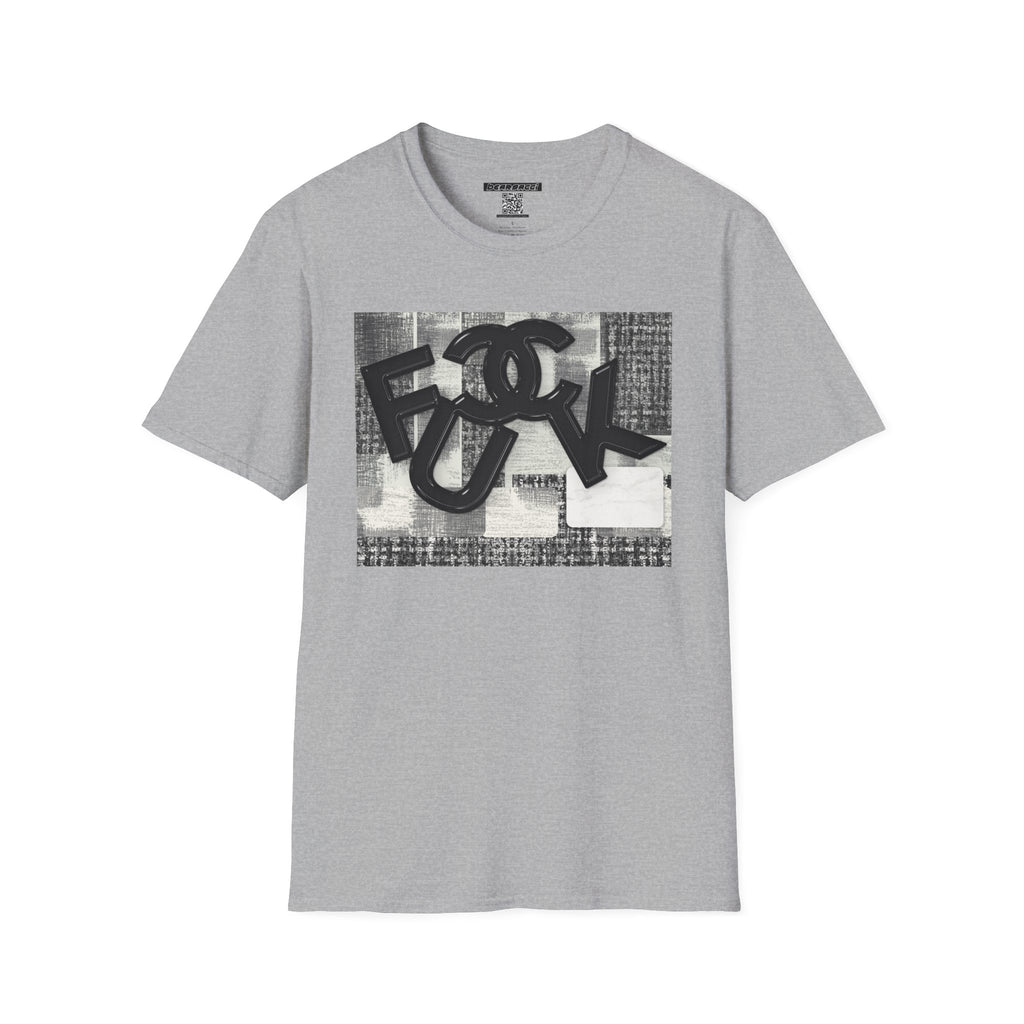 Fake Designer™: Tweed Patchwork Fuck│ Softsyle T-shirt