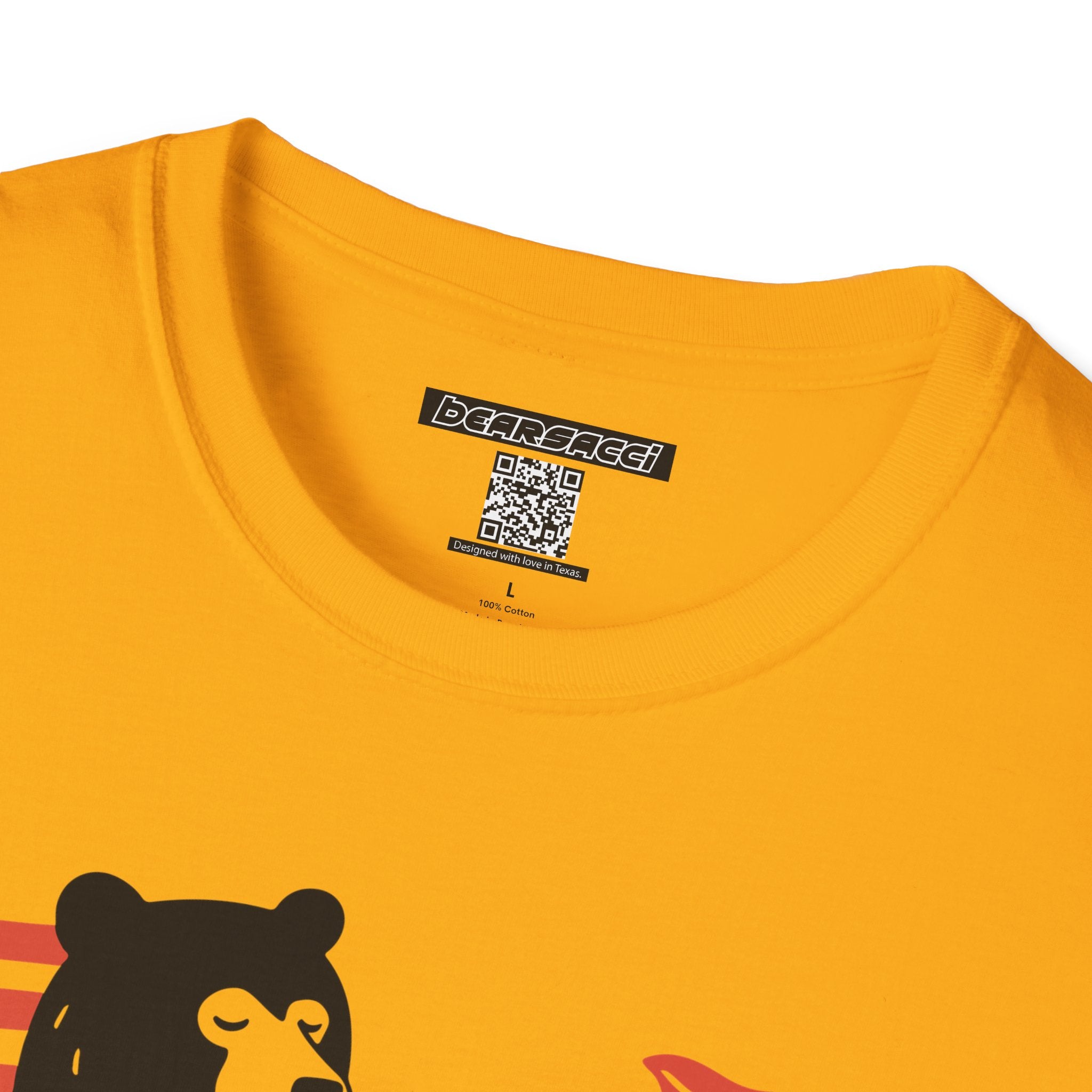 Bearsacci® X Wanderlust®: Sunday Funday Lazy Bear│ Softsyle T-shirt