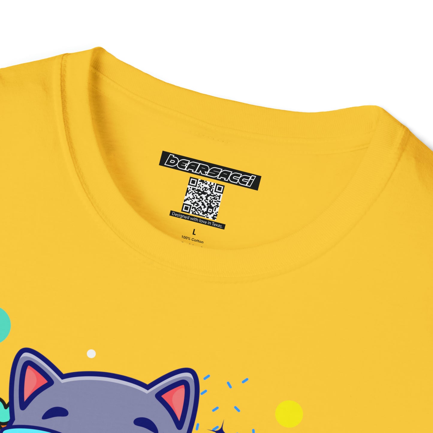 HyperPop™: Hella Dope 90s Cat │ Softsyle T-shirt