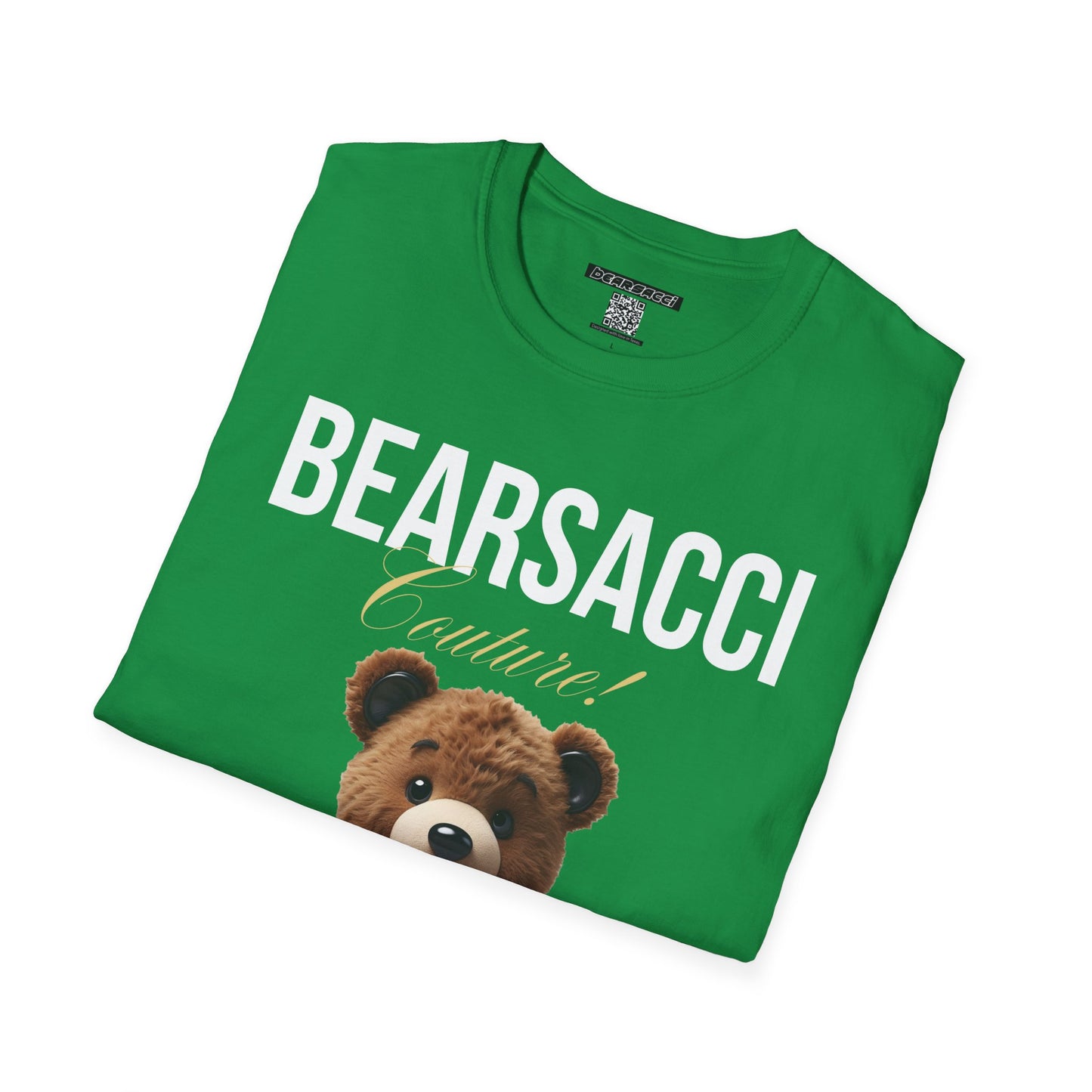 Fake Designer™: Leather Teddy Bear│ Softsyle T-shirt