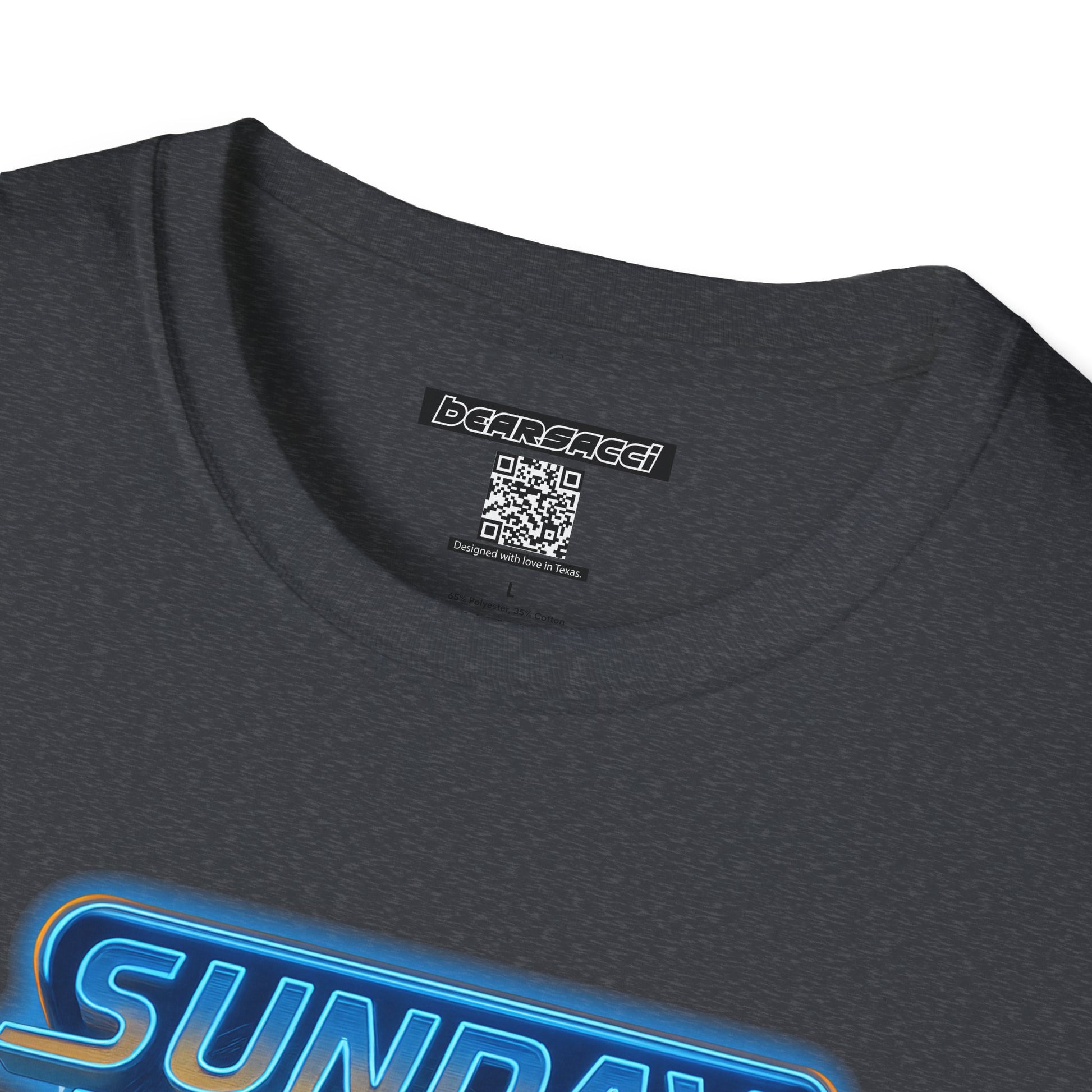Bearsacci™: Sunday Funday Atlas Disco Bear Remix│ Softsyle T-shirt