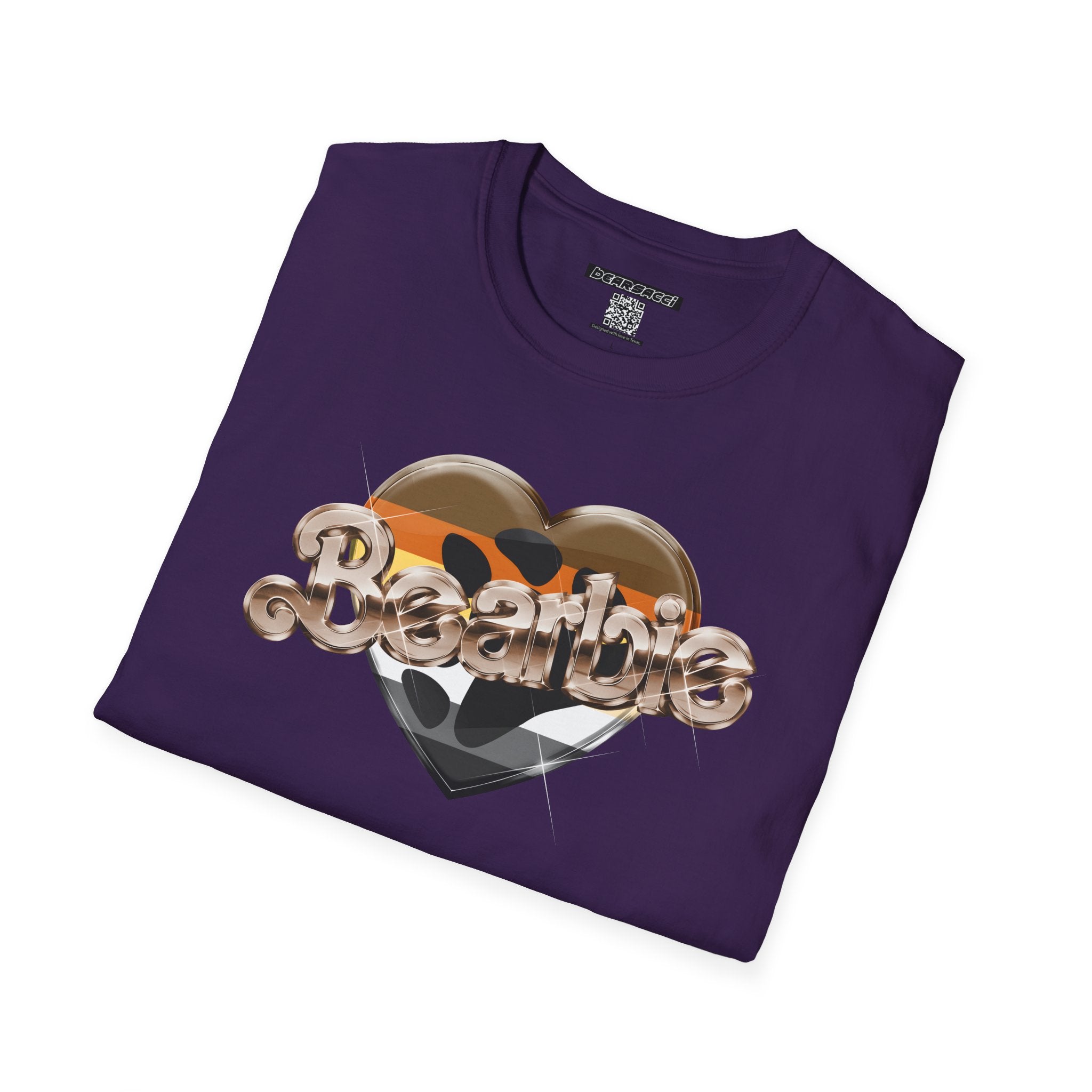 Bearbie®: Heart Claw Logo (Bear Flag Version)│ Softsyle T-shirt