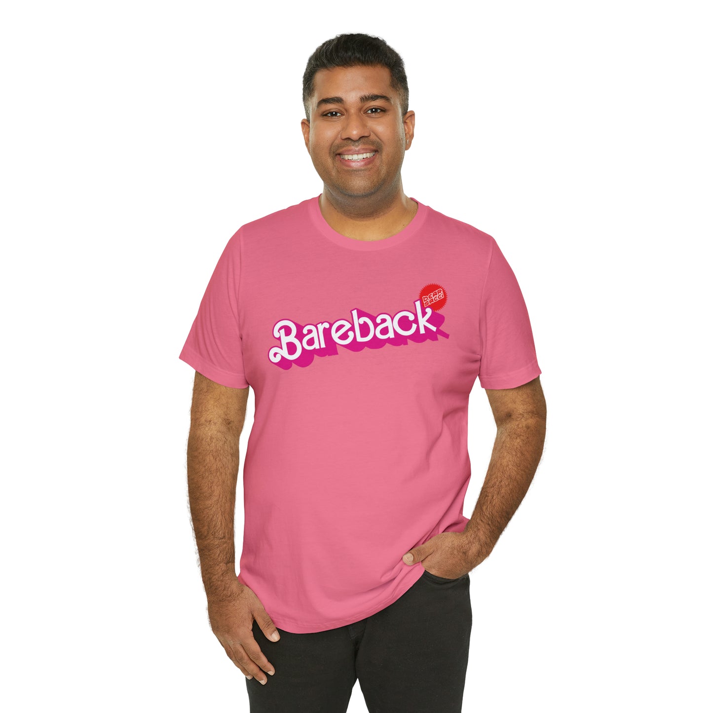 Bearbie™ X Slutpride™: Bareback Logo │Premium Jersey T-shirt