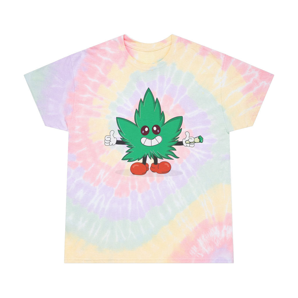 Stoney420®: Leaf Me Alone, I’m Vibing │ Tie-Dye Tee, Spiral