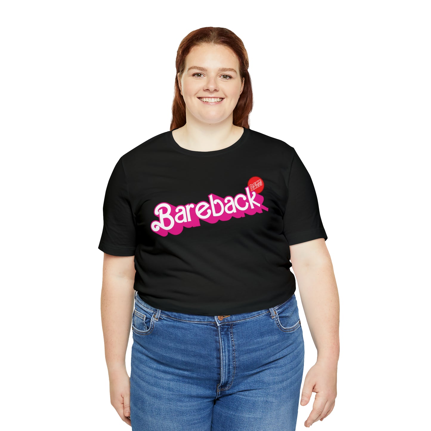 Bearbie™ X Slutpride™: Bareback Logo │Premium Jersey T-shirt