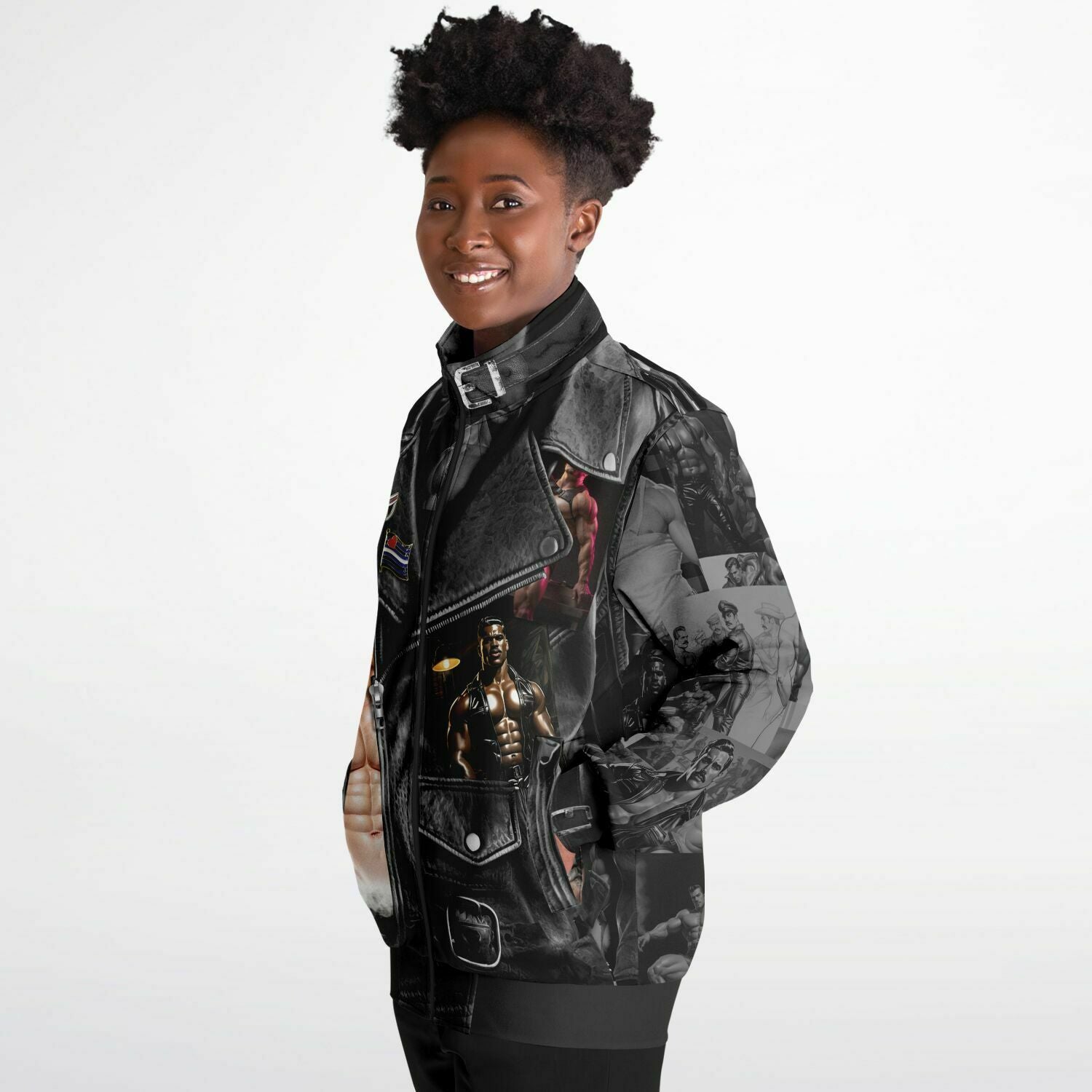 Dominion™: Tom's "Leather" Jacket │ Track Jacket AOP