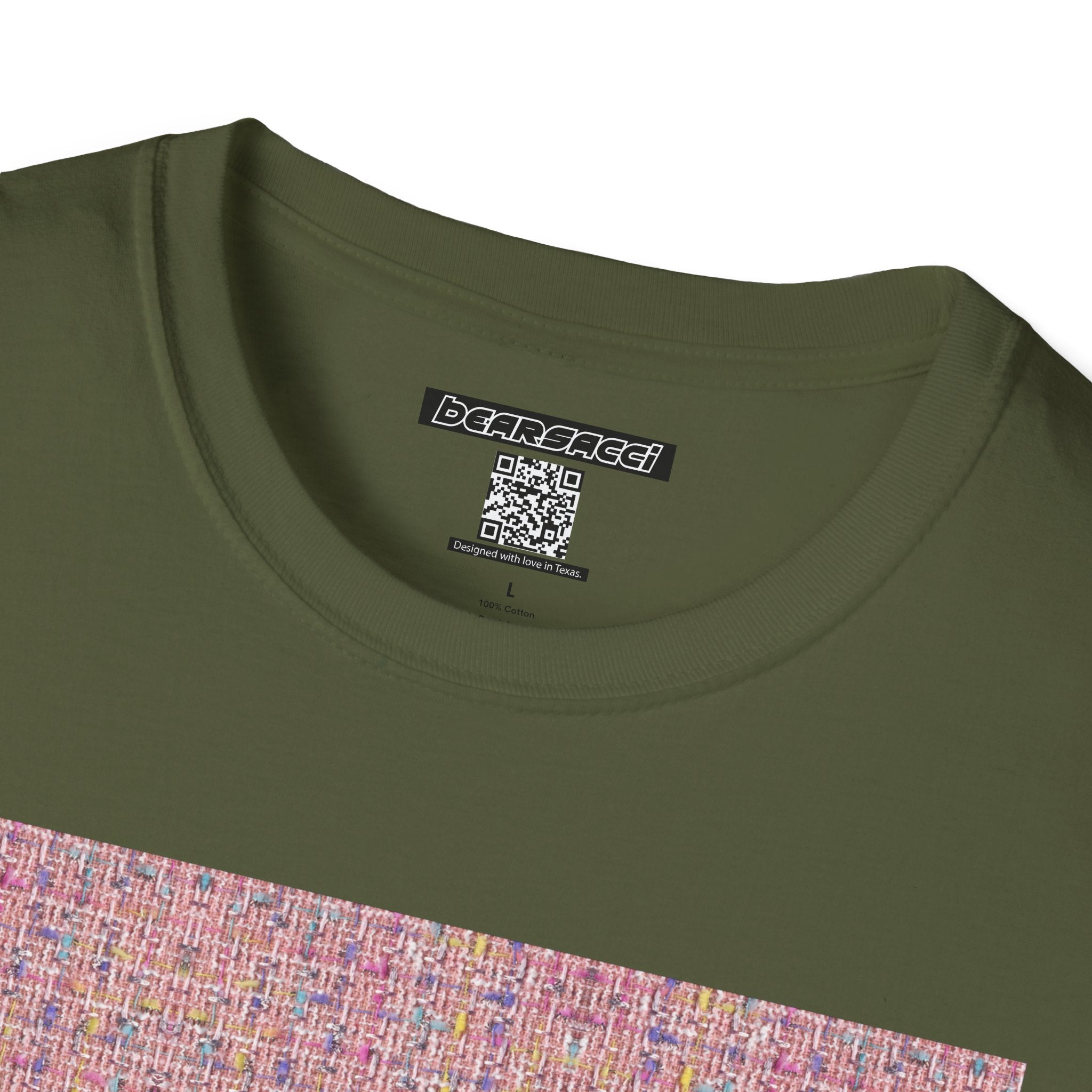 Fake Designer™: Pink Tweed Fuck│ Softsyle T-shirt