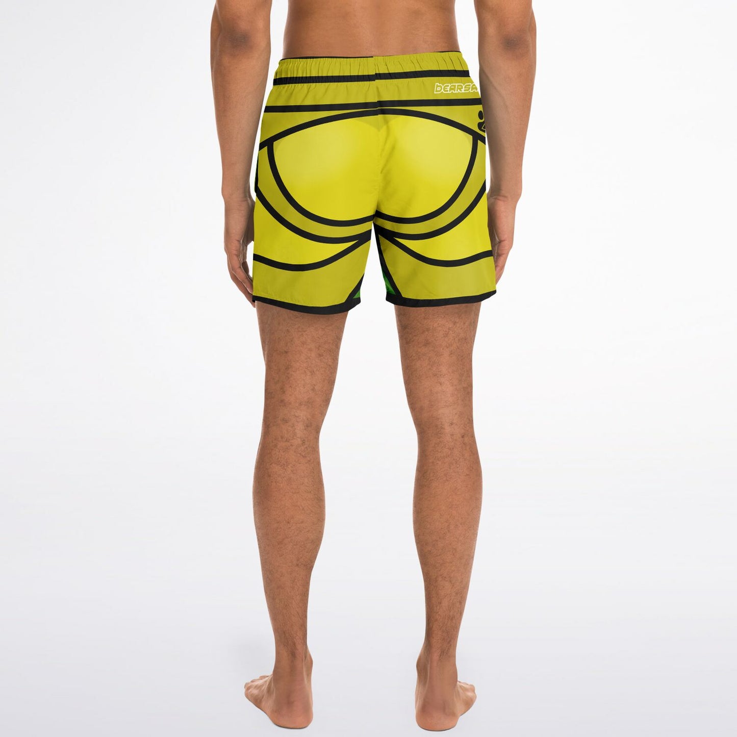 Zeus Riptide (Green) │ Trompe L'Oeil Swim Trunks