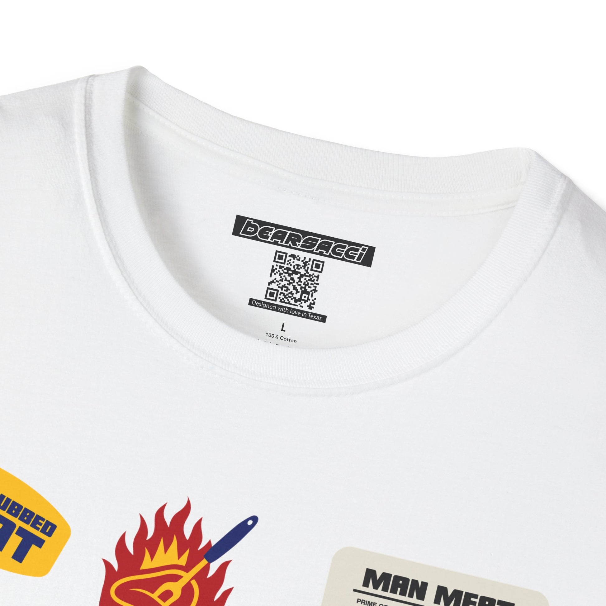 Bearmart®: Butcher Isle Meat Stickers (1950s Colorway) │Softsyle T-shirt