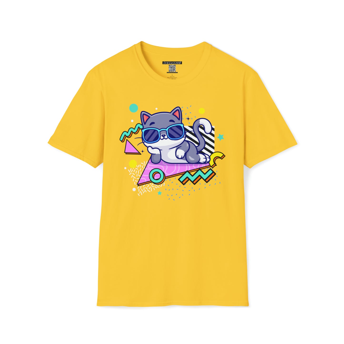 HyperPop™: Hella Dope 90s Cat │ Softsyle T-shirt