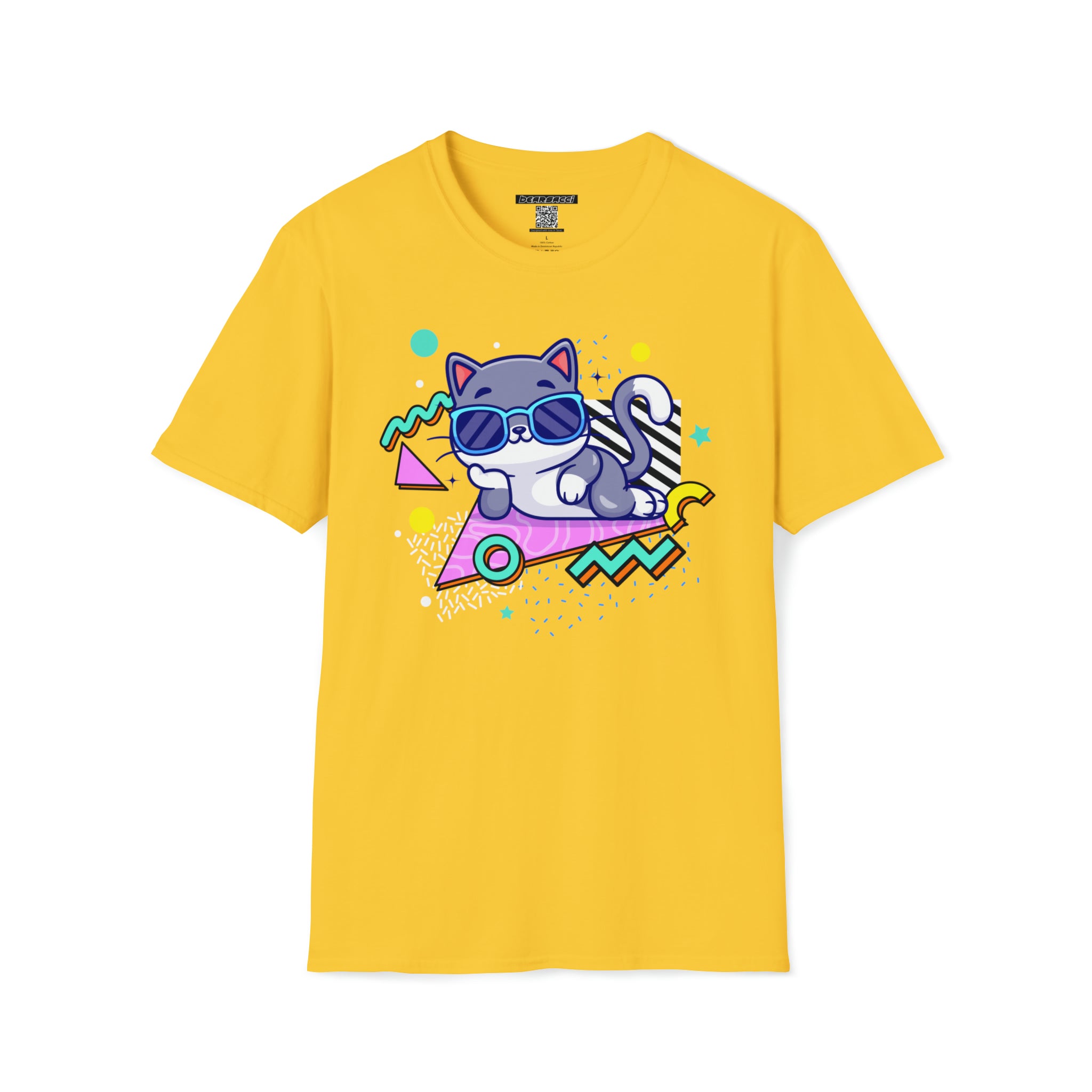 HyperPop™: Hella Dope 90s Cat │ Softsyle T-shirt