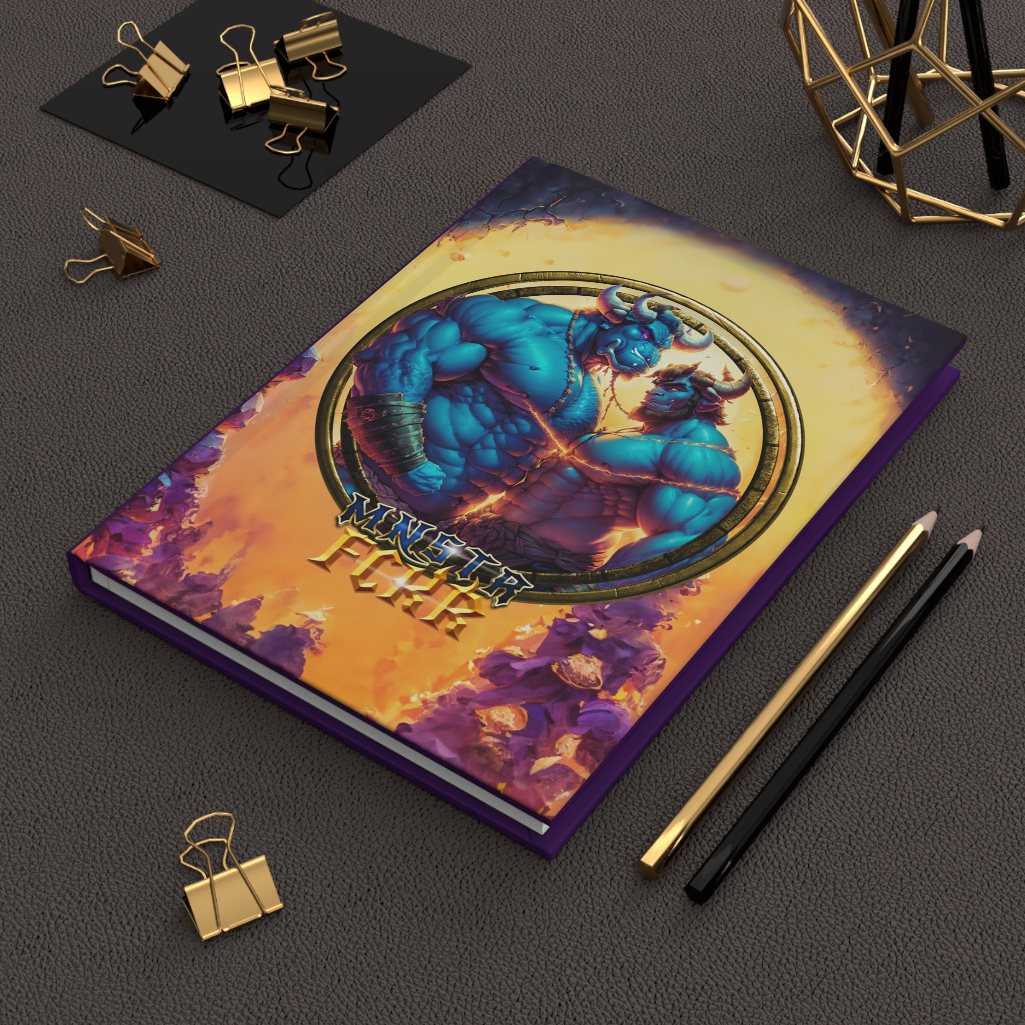 Gaymer™: Monstr Fckr "Firely Love" │ Hardcover Journal Matte