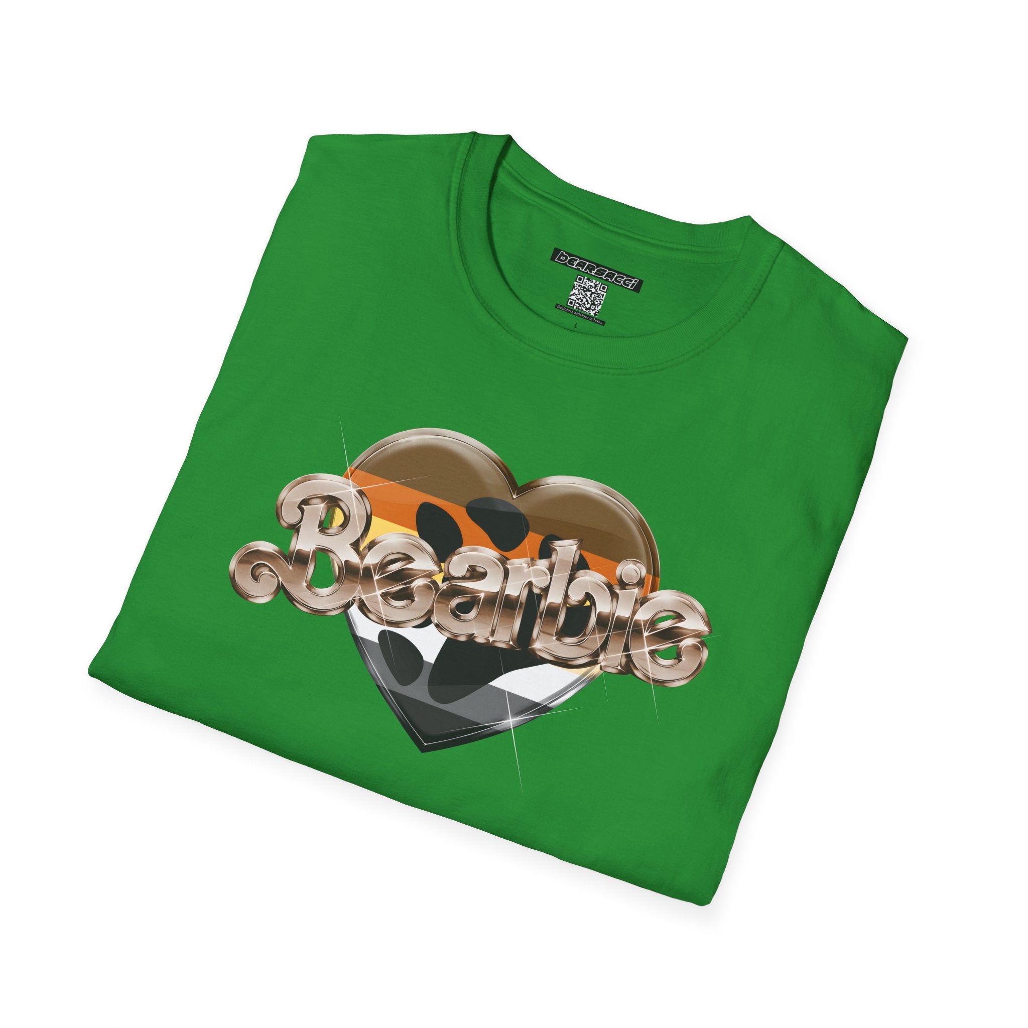 Bearbie®: Heart Claw Logo (Bear Flag Version)│ Softsyle T-shirt