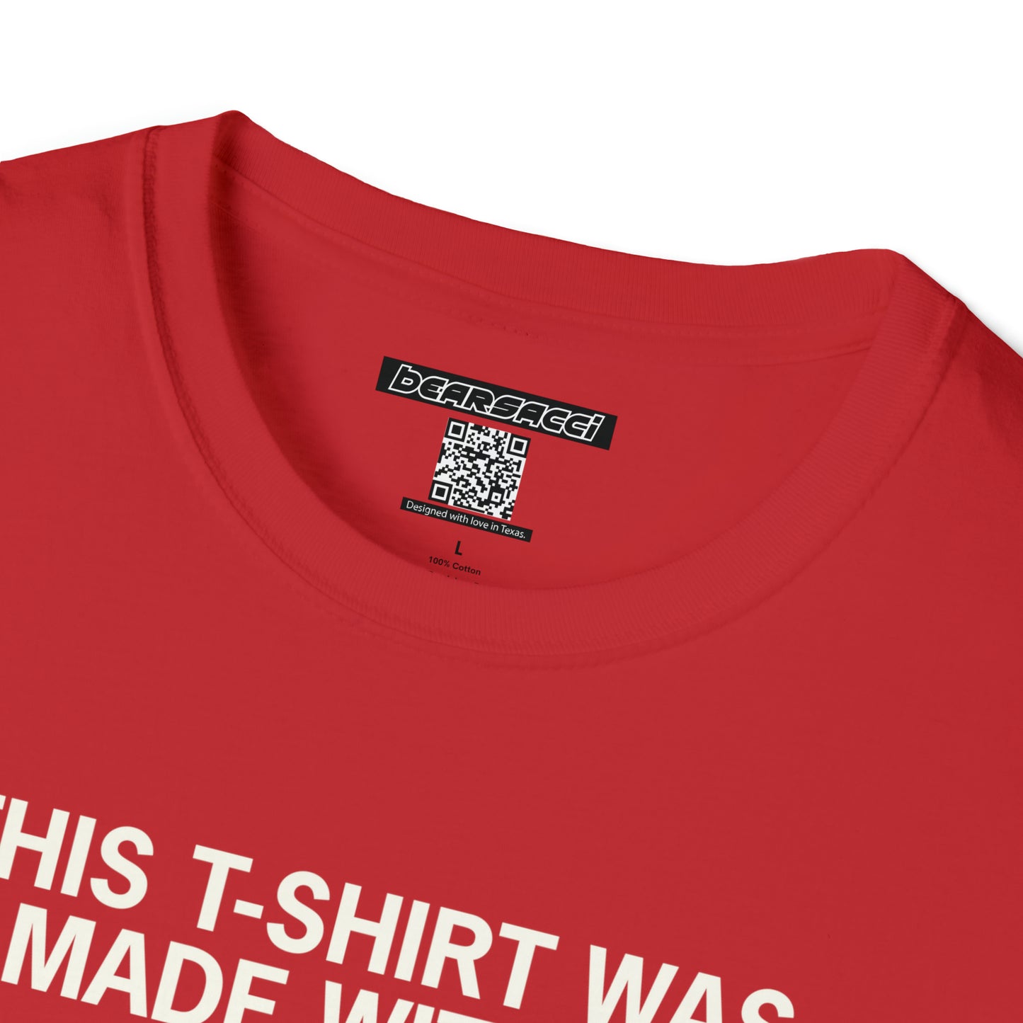 Hollyweird: "Made with AI" │ Softsyle T-shirt