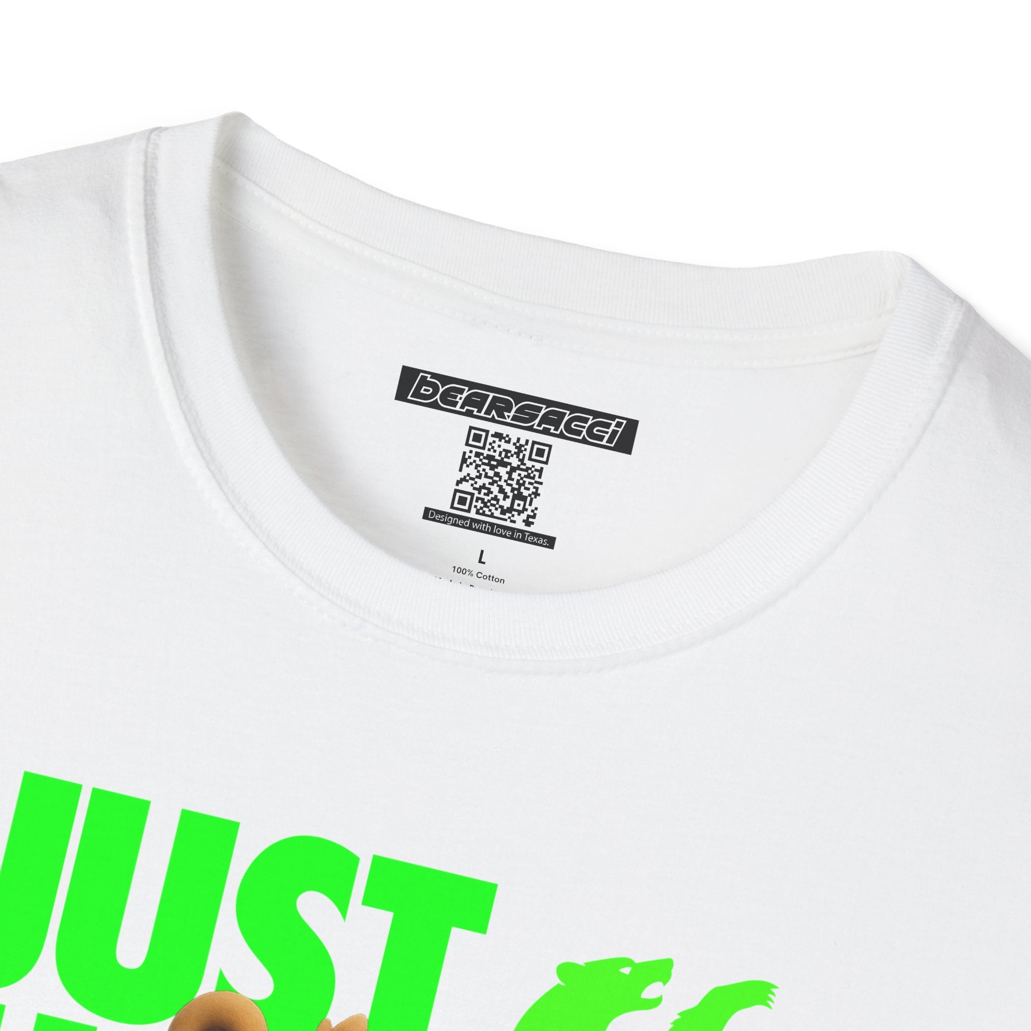 Bearsacci™ X Dominion: Just Fucking Do It Brat Teddy Bear│ Softsyle T-shirt