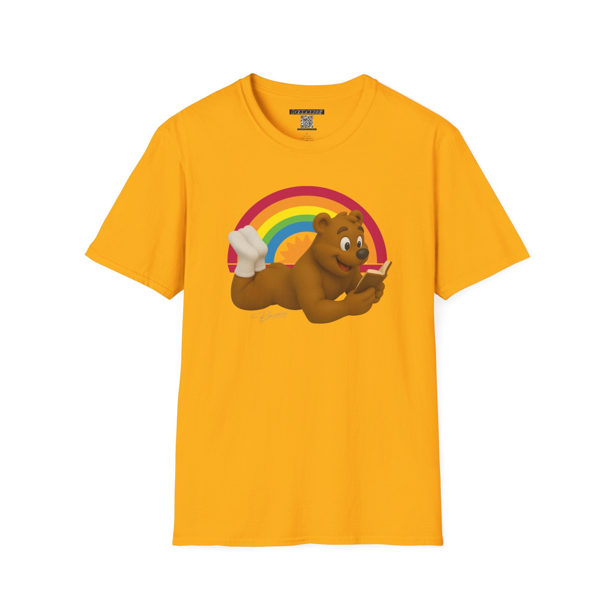 Bearsacci™: Page-Turner, Head-Turner Bare Bear│ Softsyle T-shirt