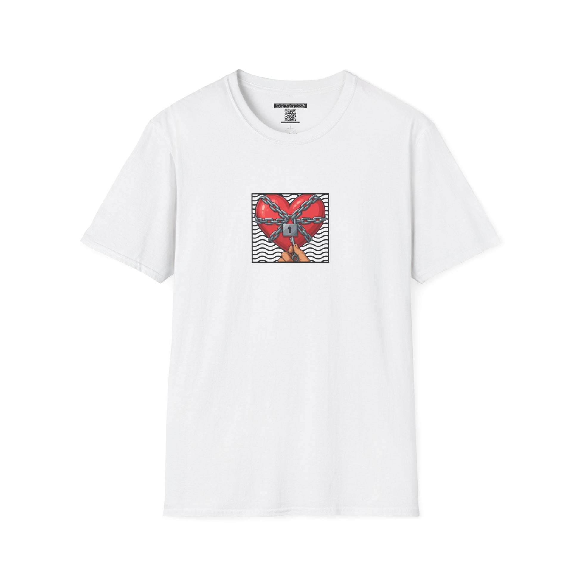 SlutPride® X Dominion®: Locked Heart │ Softsyle T-shirt
