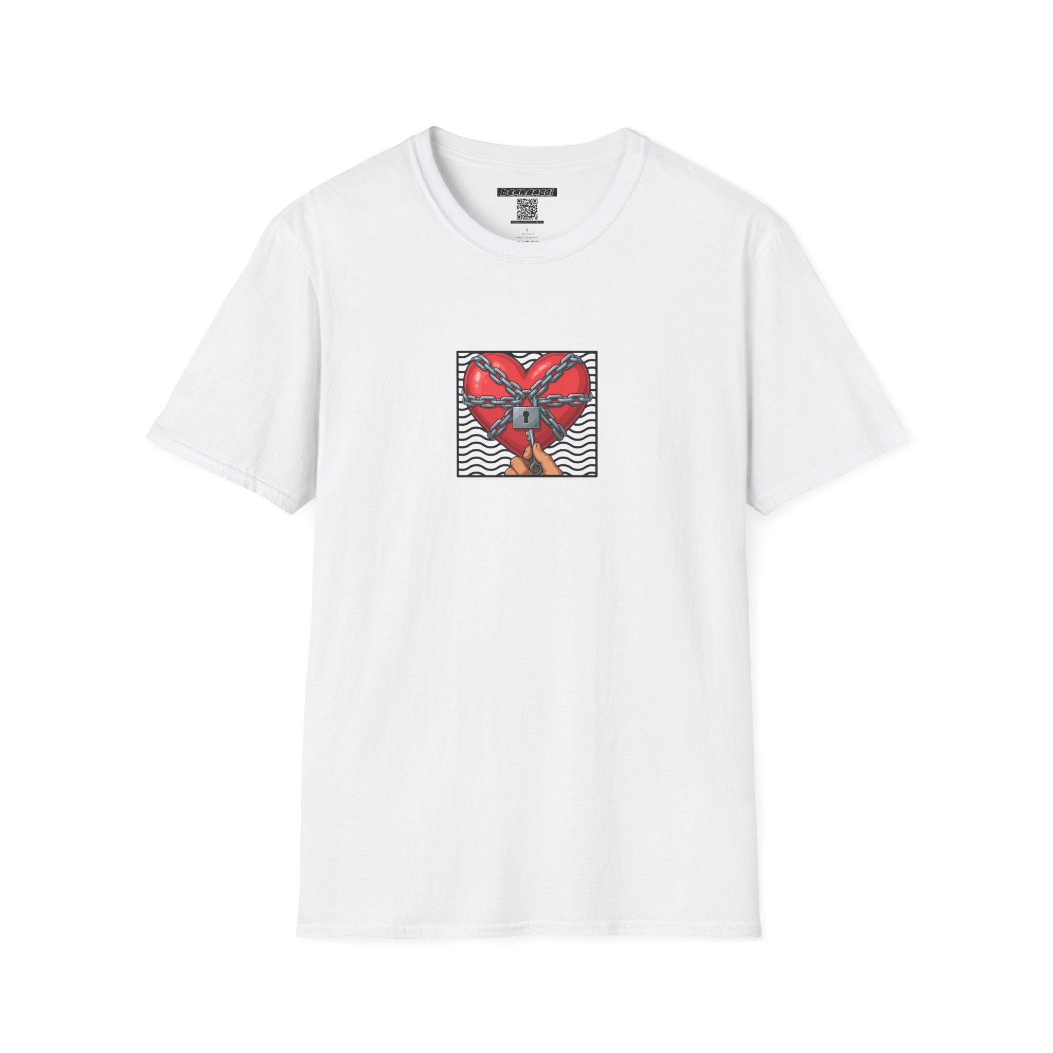SlutPride® X Dominion®: Locked Heart │ Softsyle T-shirt