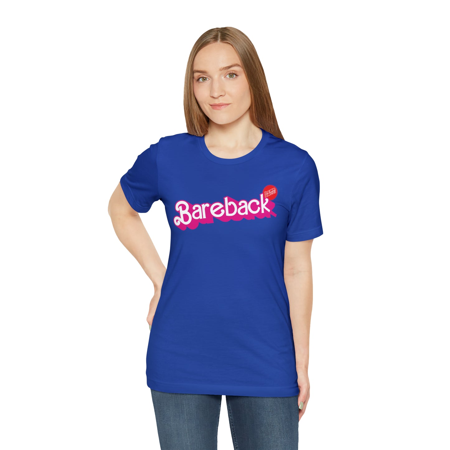 Bearbie™ X Slutpride™: Bareback Logo │Premium Jersey T-shirt