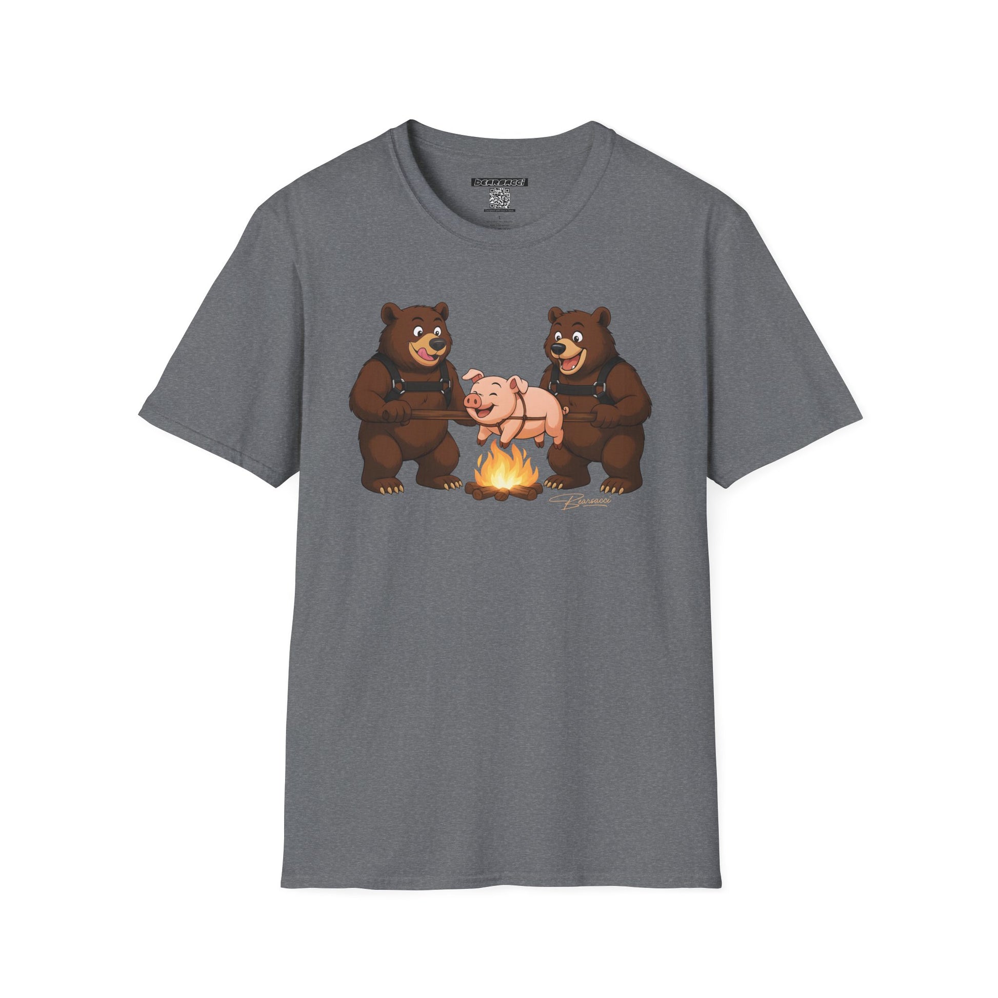 Bearmart®: Spit Roast Pig │Softsyle T-shirt