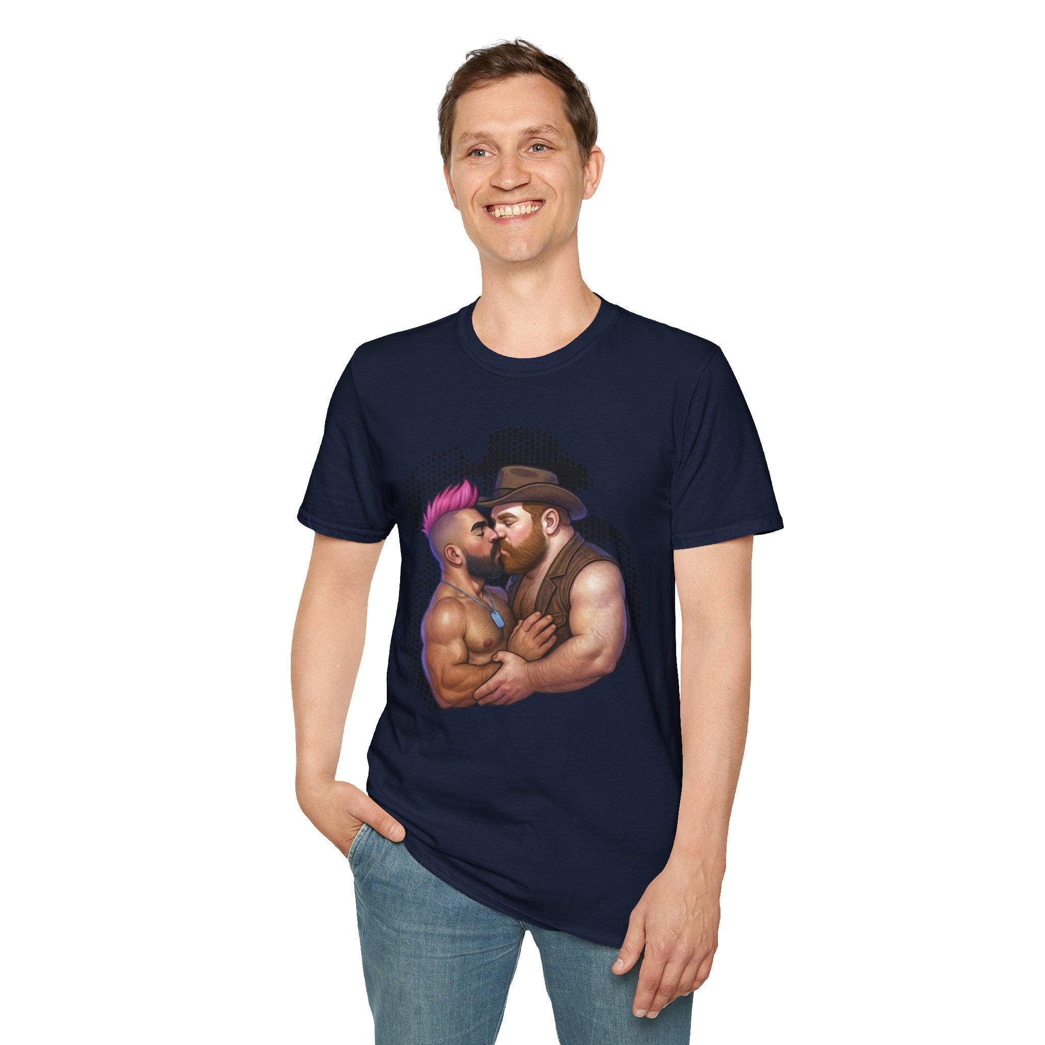 Bearsacci™: Cowboy & MMA Fighter│ Softsyle T-shirt