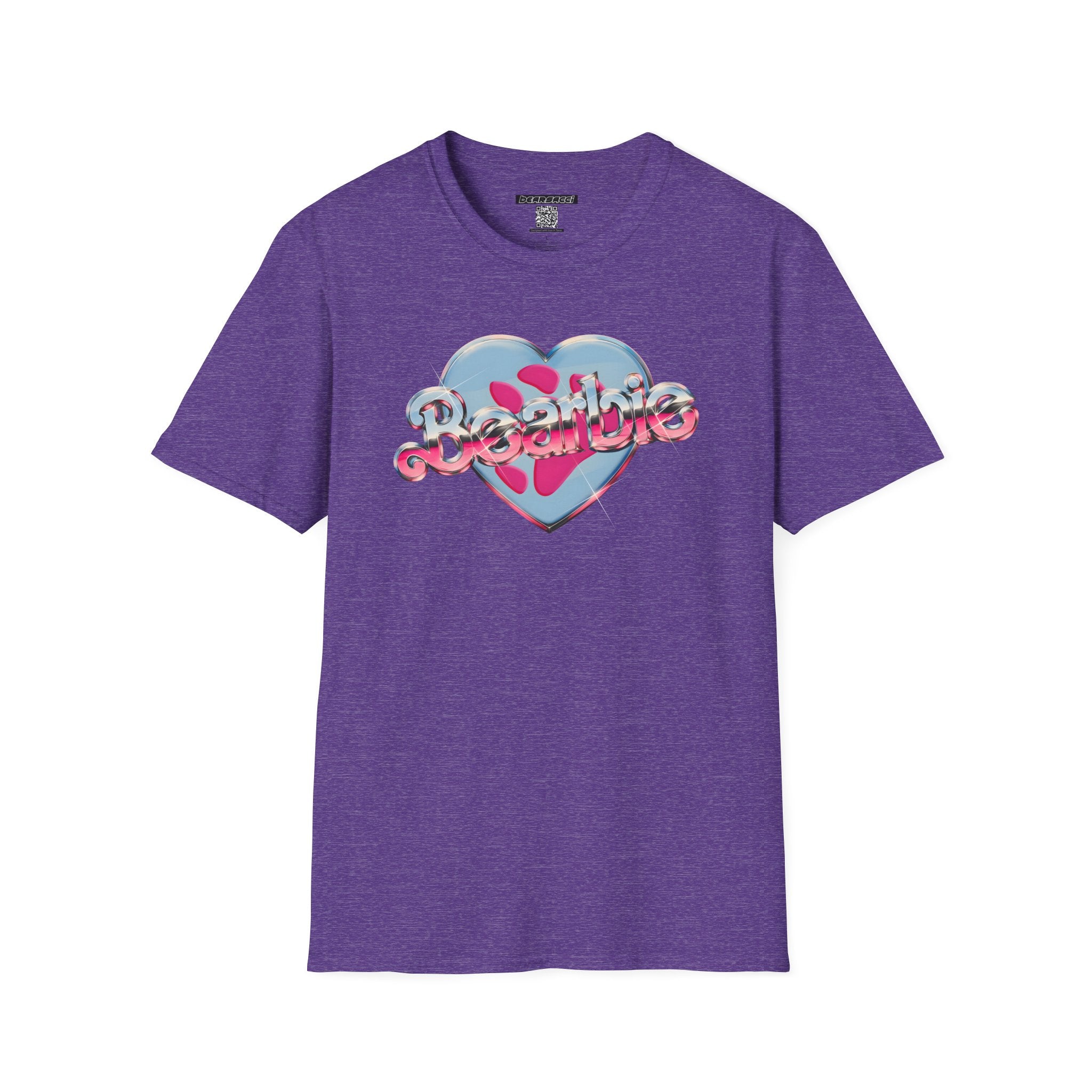 Bearbie®: Heart Bear Claw Logo │Softsyle T-shirt