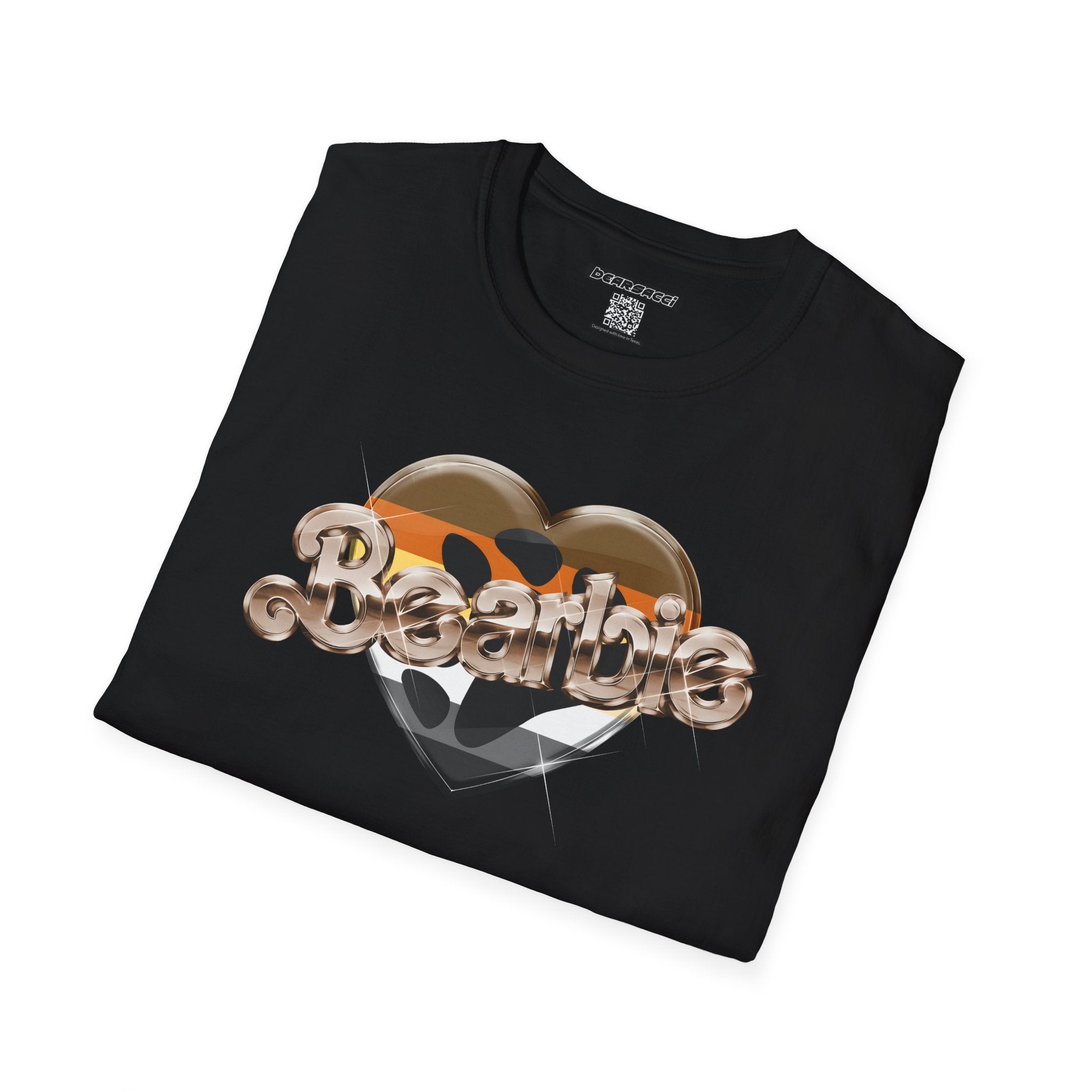 Bearbie®: Heart Claw Logo (Bear Flag Version)│ Softsyle T-shirt