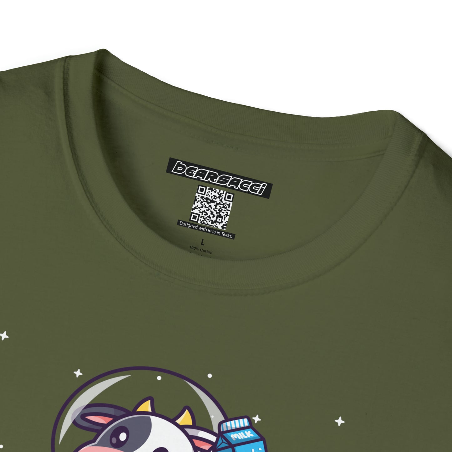 HyperPop™: Cow, Dog & Cat In Space │ Softsyle T-shirt