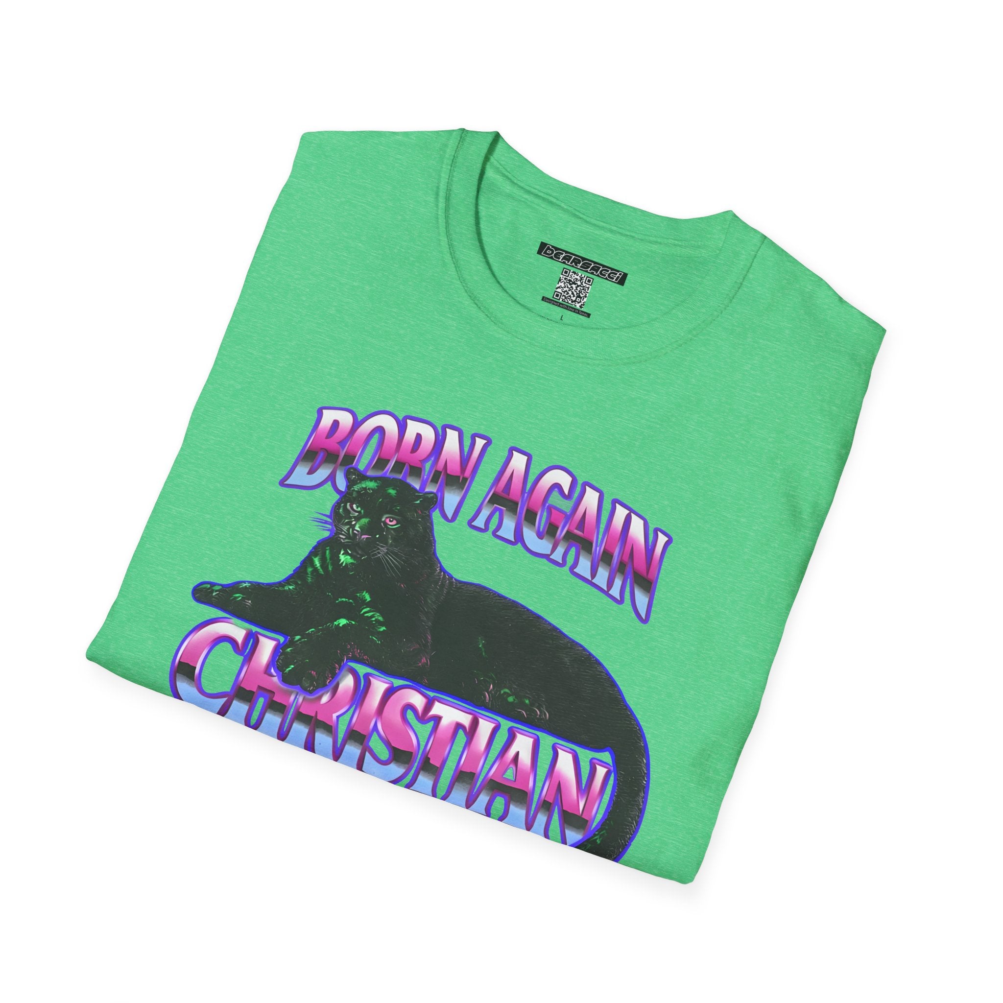 FakeDesigner®: Chinatown Market Secret Club Born Again Christian │ Softsyle T-shirt