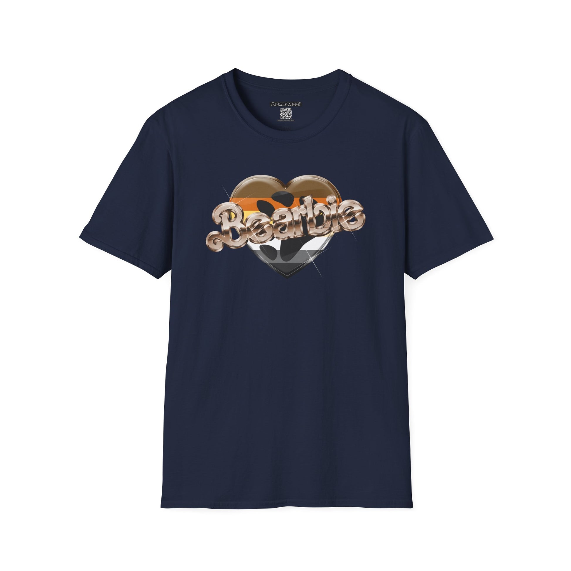 Bearbie®: Heart Claw Logo (Bear Flag Version)│ Softsyle T-shirt