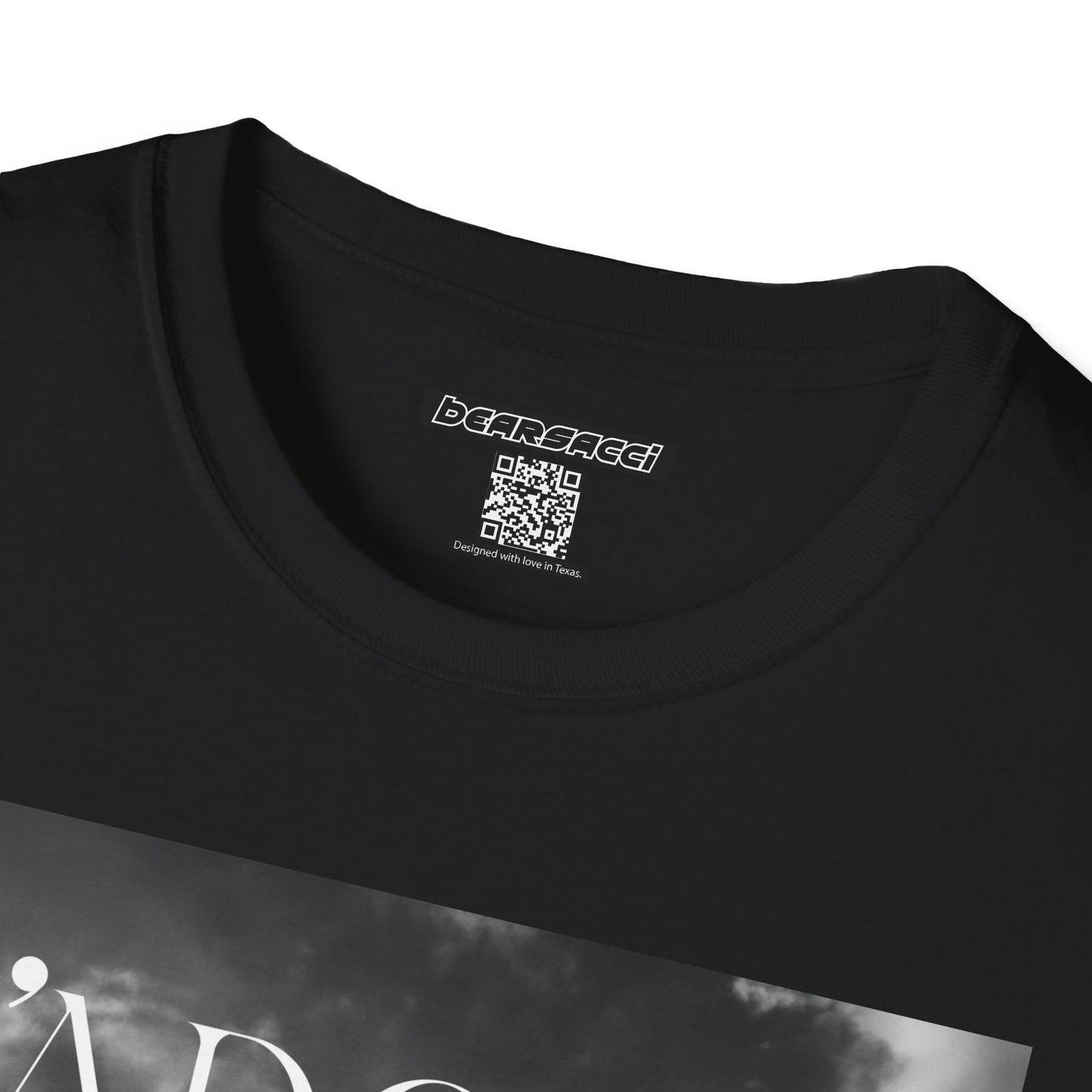 Fake Designer™: J'adore Bearsacci Solitude Is Dangerously Addictive (Black and White Beach)│ Softsyle T-shirt