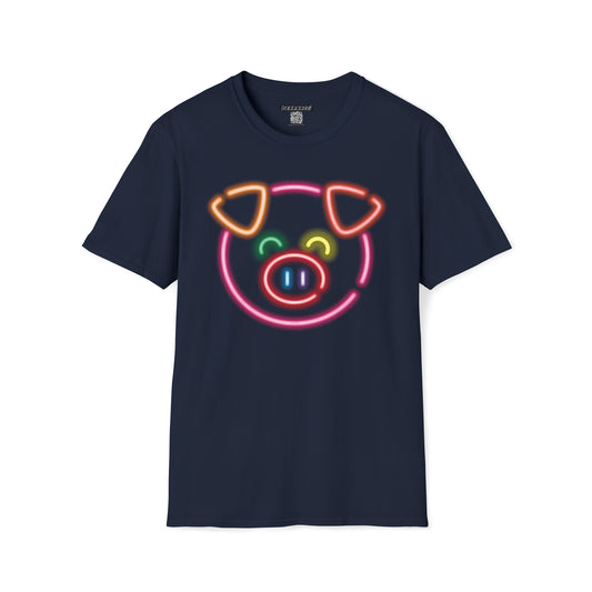 HyperPop™ X SlutPride™: Neon Pig│ Softsyle T-shirt