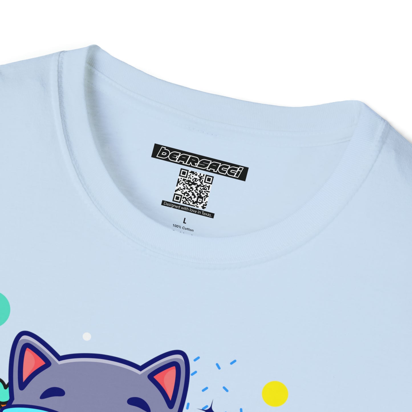 HyperPop™: Hella Dope 90s Cat │ Softsyle T-shirt