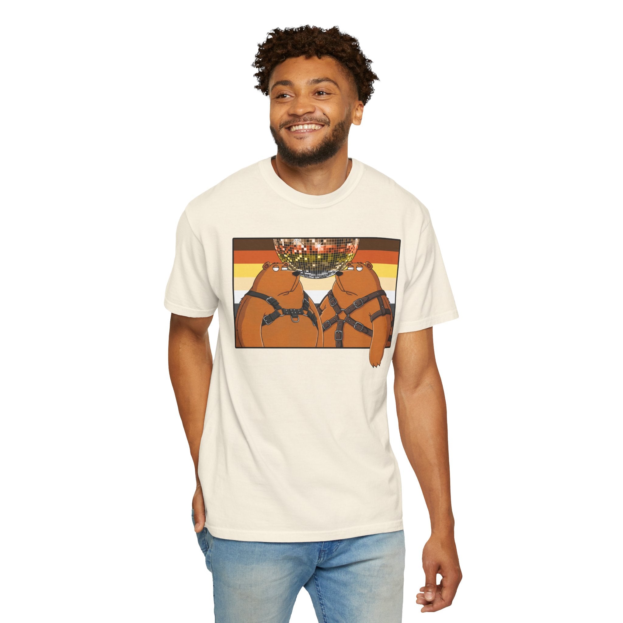 Bearmart®: Leather Bears Disco │Comfort Colors® T-shirt