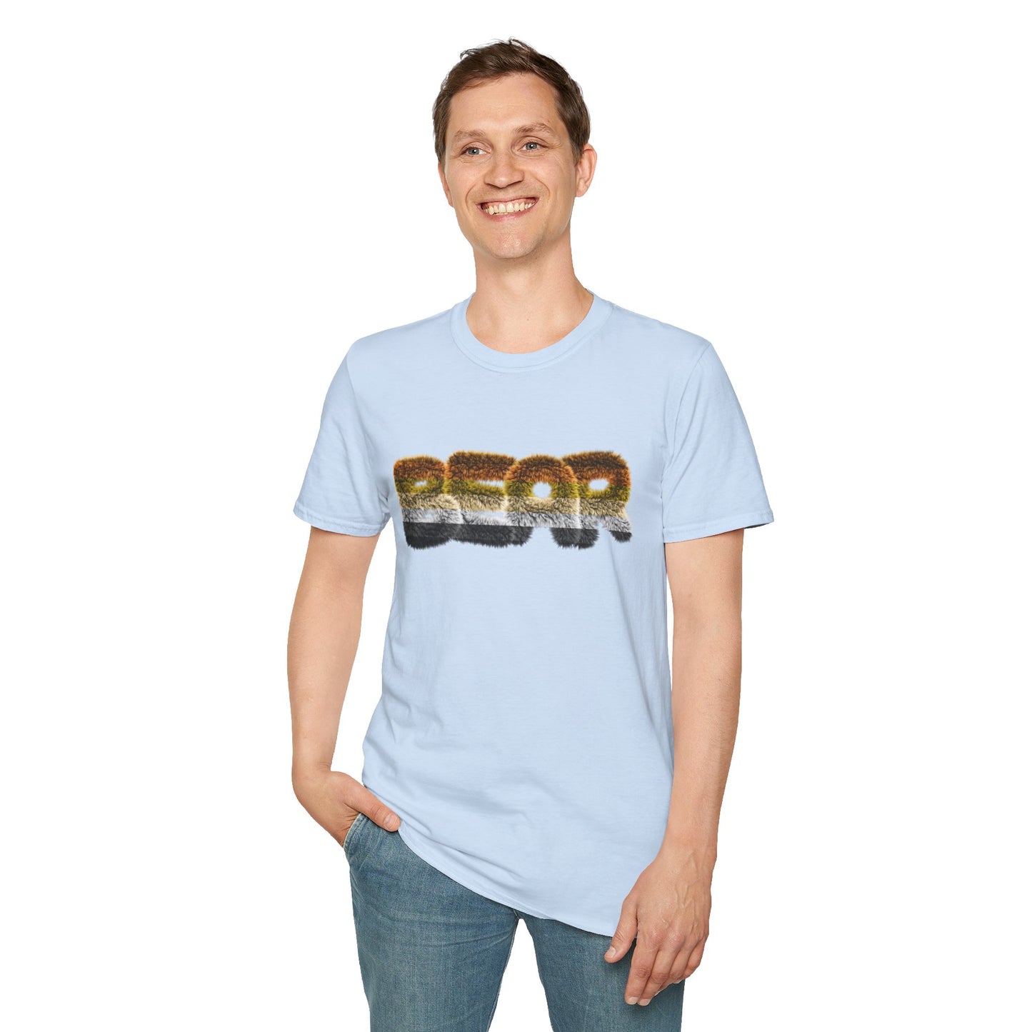 SlutPride™: Fuzzy Bear Flag│ Softsyle T-shirt