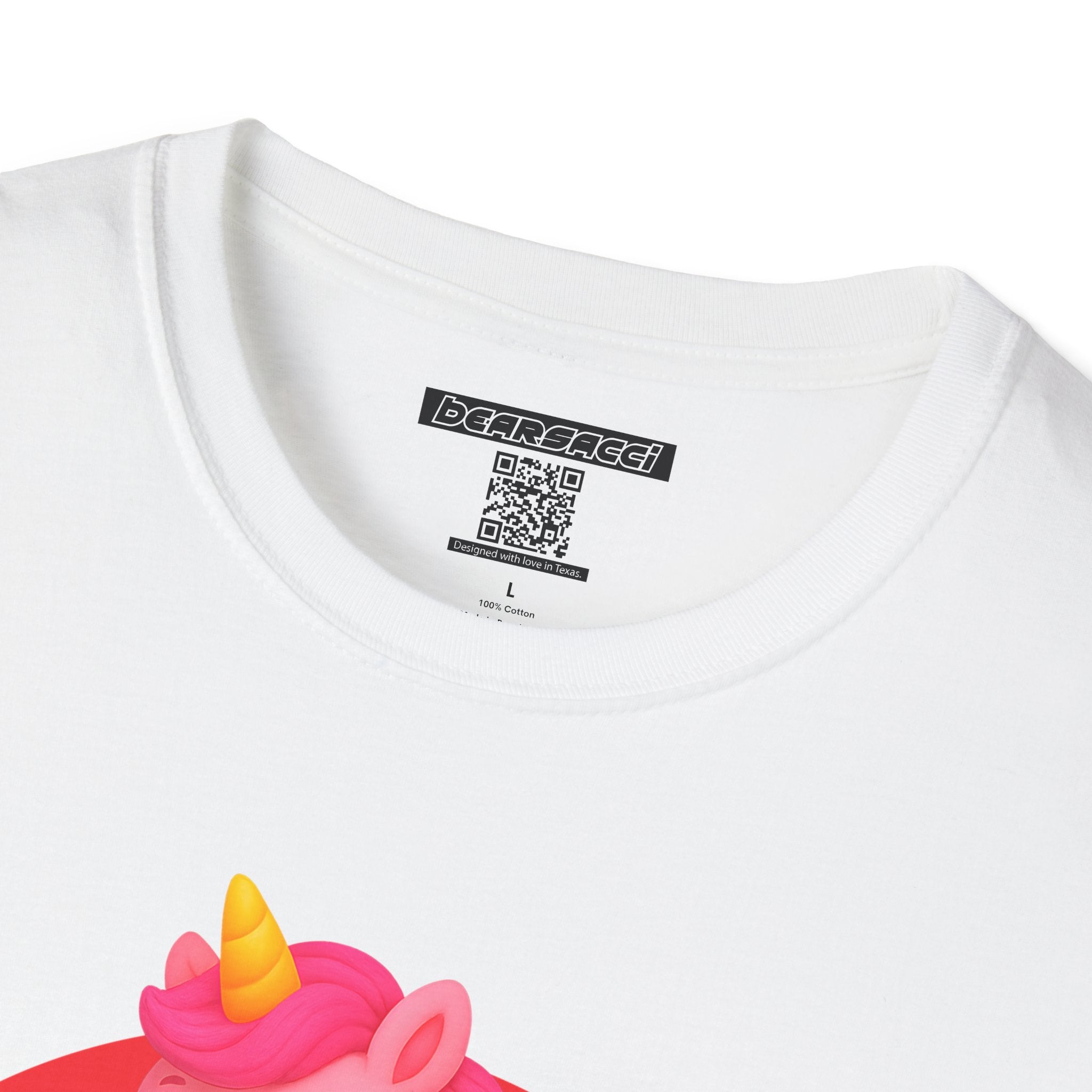 HyperPop™: Totally Straight Pink Unicorn │ Softsyle T-shirt