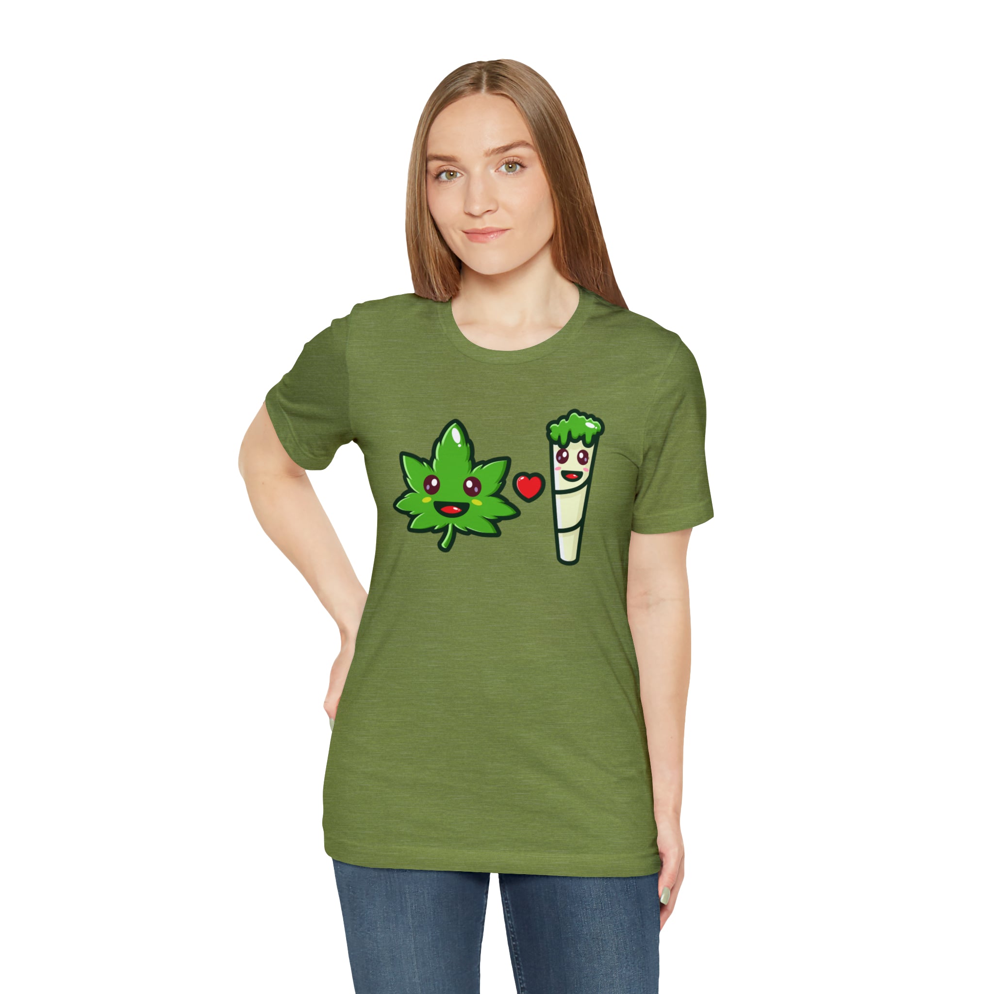 Stoney: Leafy Loves Blunty  │Premium Jersey T-shirt