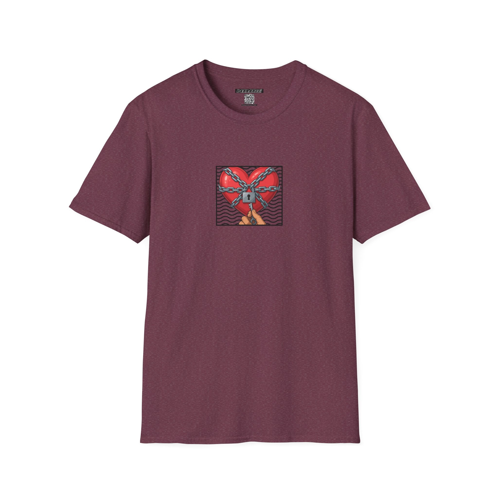 SlutPride® X Dominion®: Locked Heart │ Softsyle T-shirt