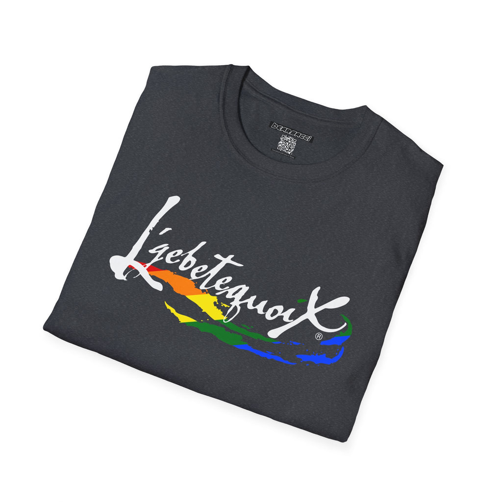 HyperPop® X FakeDesigner®: L’gbetegquoix (LGBT) Rainbow Version │ Softsyle T-shirt