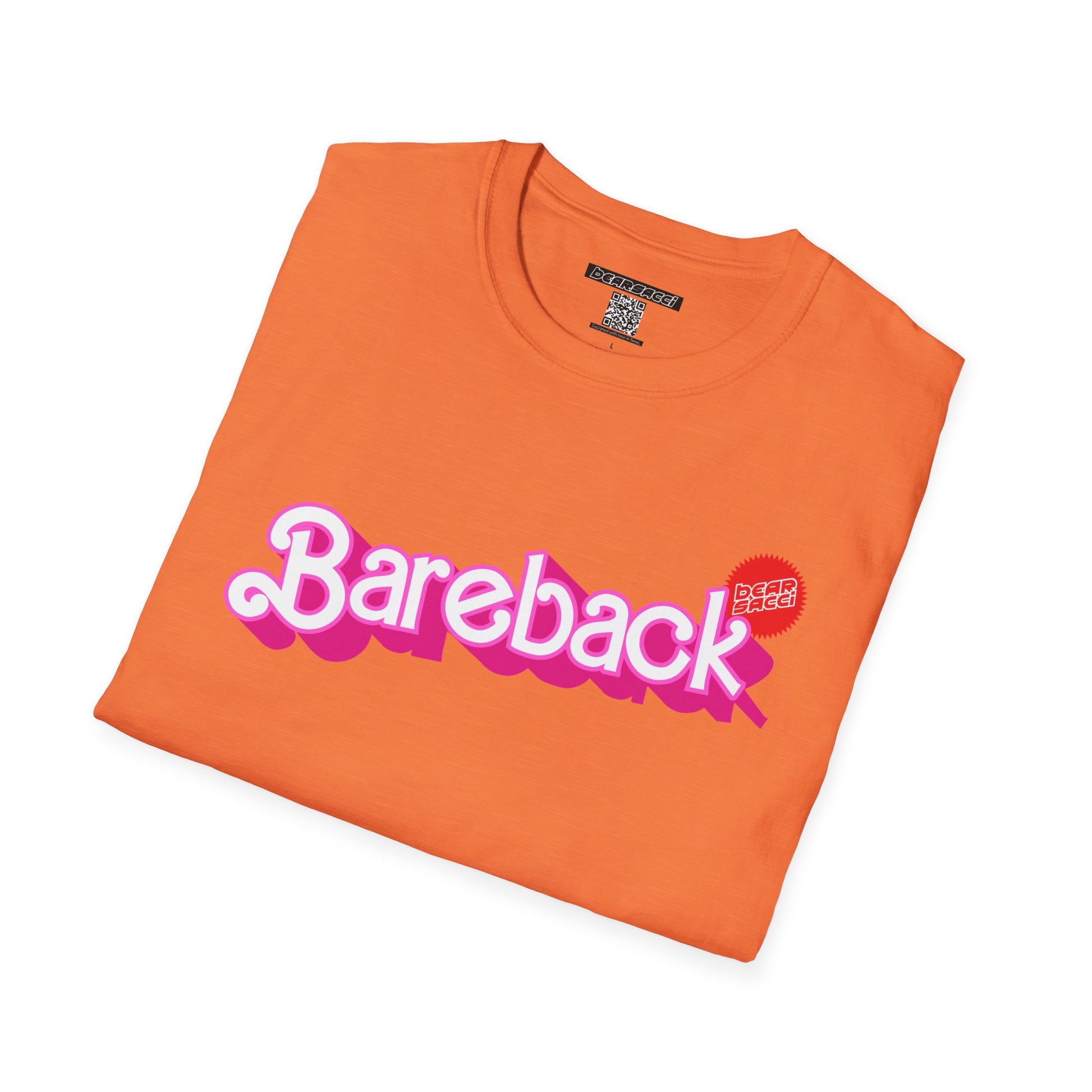 Bearbie® X Slutpride®: Bareback Logo │Softsyle T-shirt