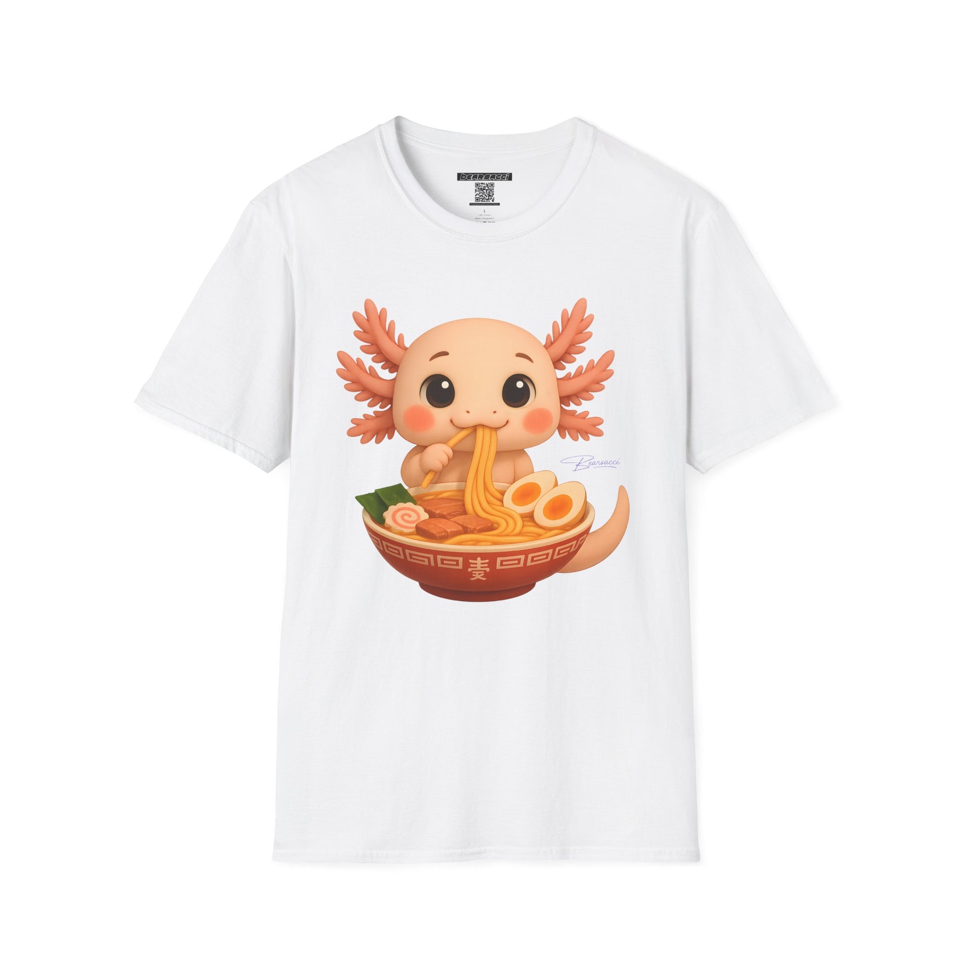 PeroLike X HyperPop®: Axolotl Ramen │ Softsyle T-shirt