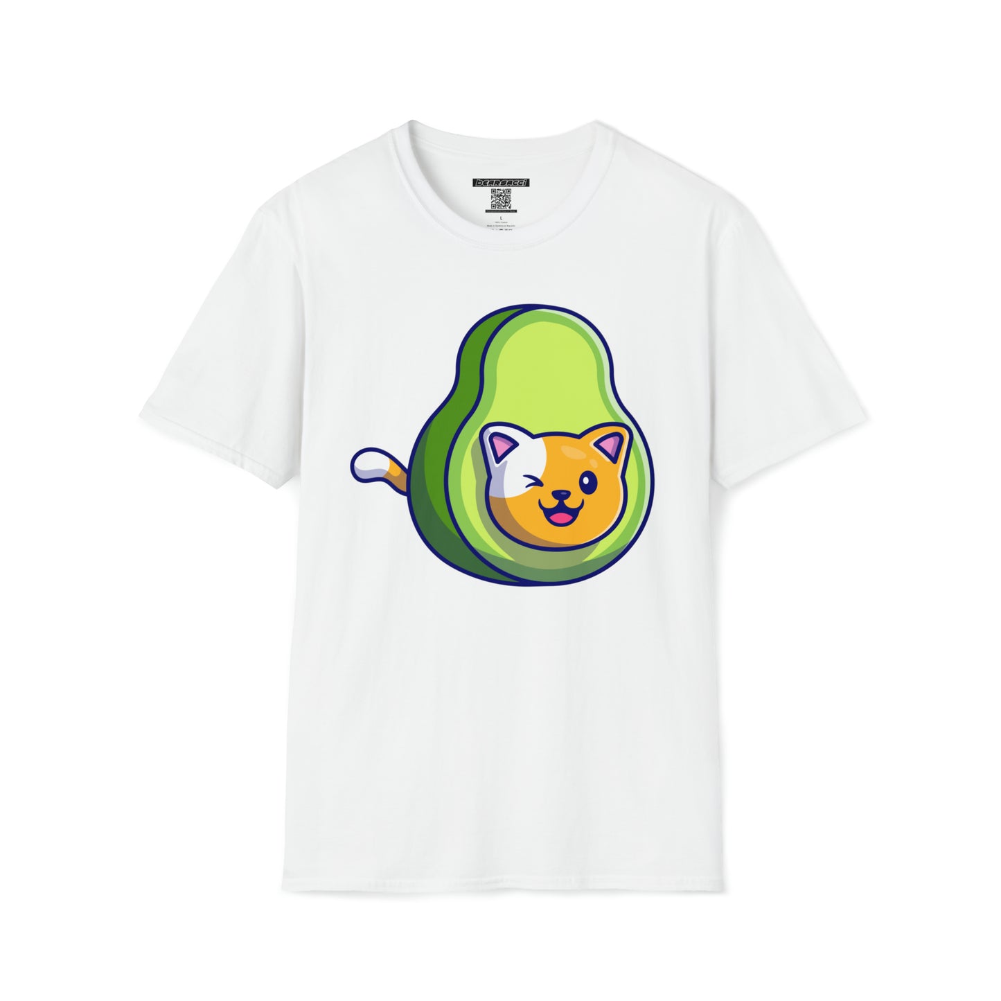 HyperPop™: Avocado Cat │ Softsyle T-shirt