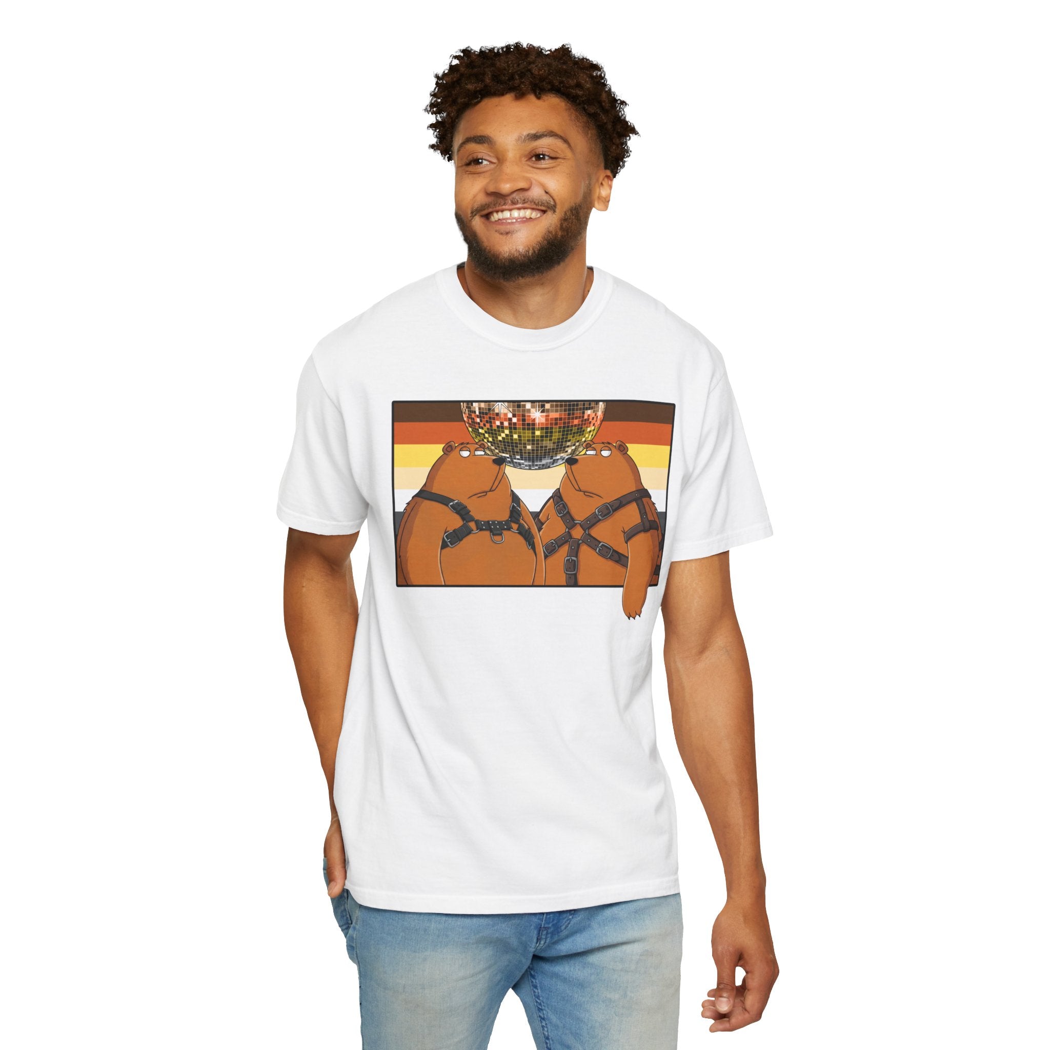 Bearmart®: Leather Bears Disco │Comfort Colors® T-shirt